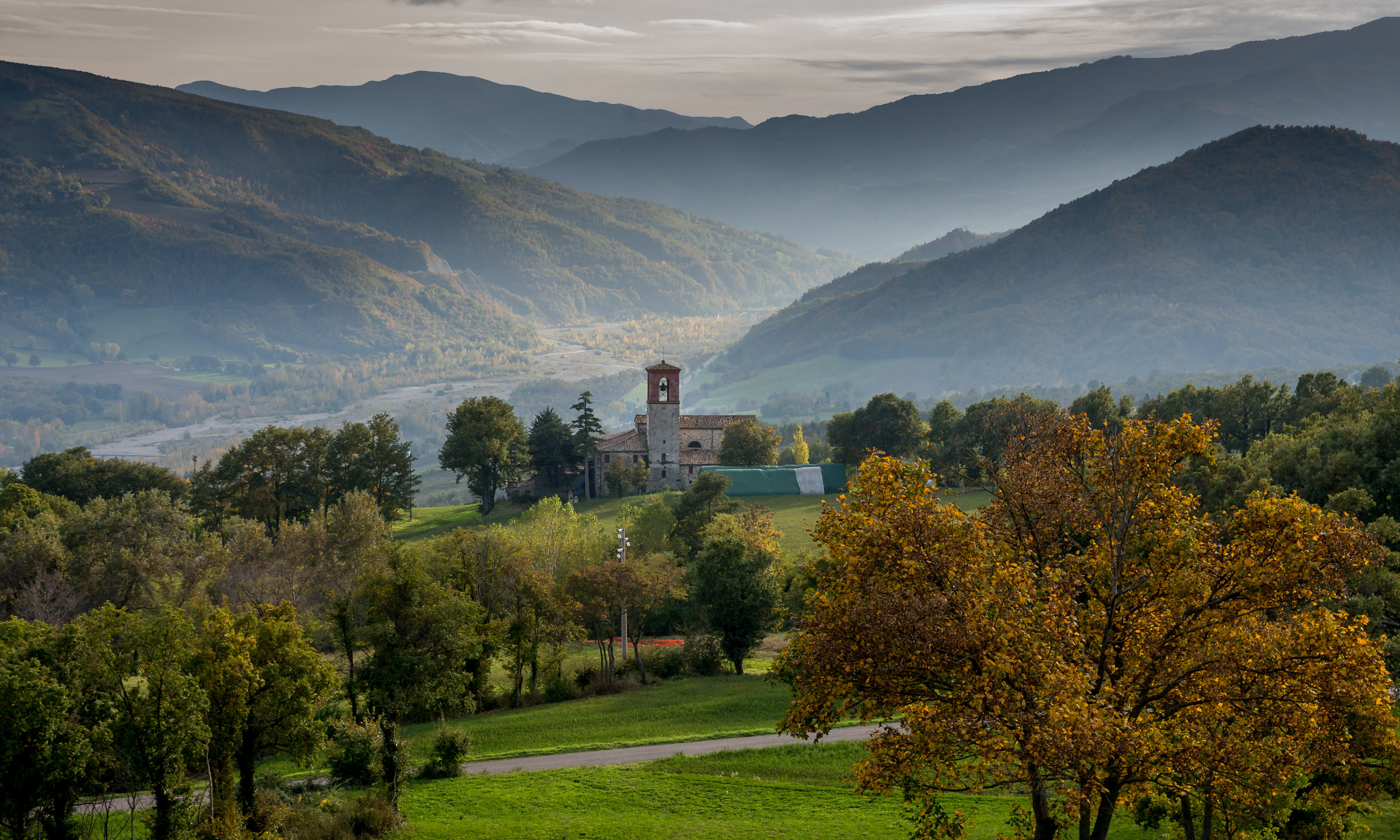 Pentax K-5 II sample photo. Lone church photography
