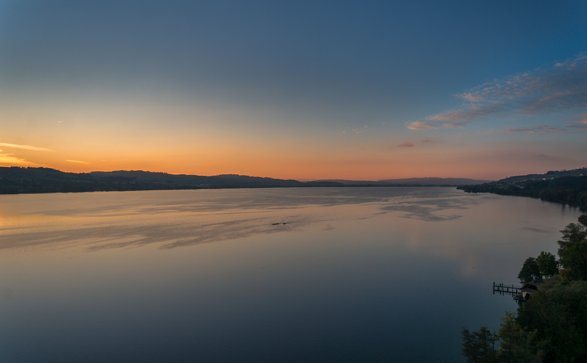 Sony Alpha NEX-5T + Sony E 16mm F2.8 sample photo. Blue hour - view from a drone! photography