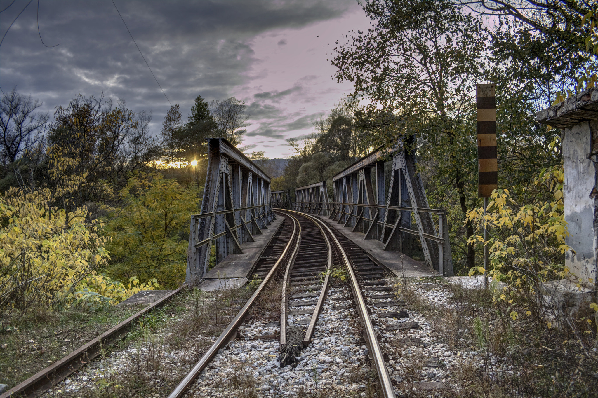 Canon EOS 50D sample photo. Railway tracks photography