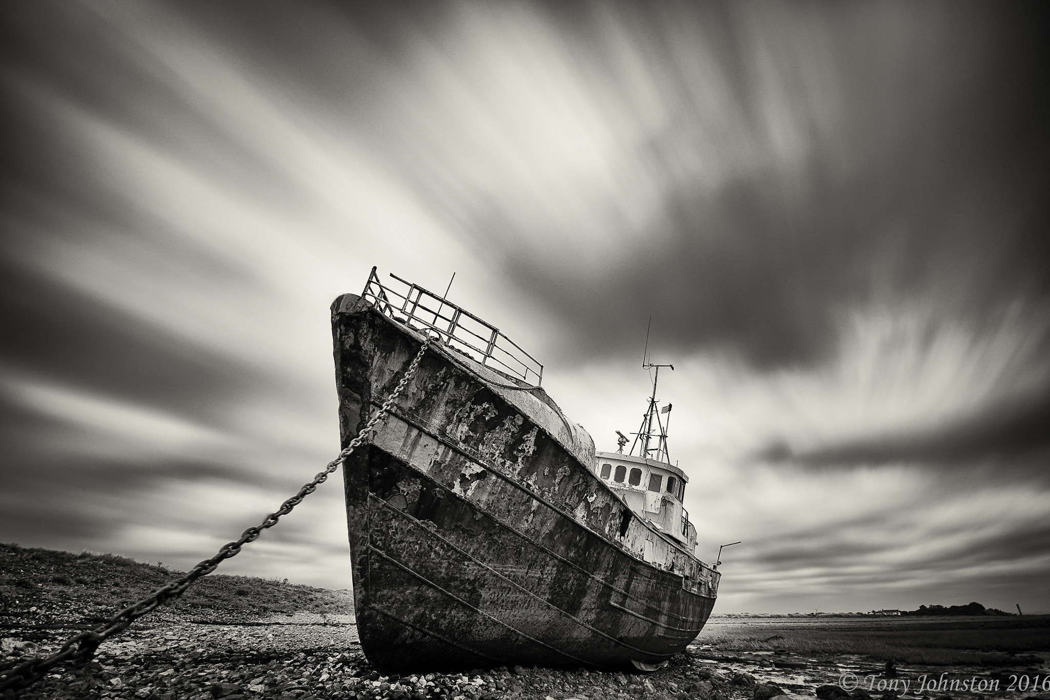 Sigma AF 10-20mm F4-5.6 EX DC sample photo. Old boat ' vita nova' roa island, cumbria photography