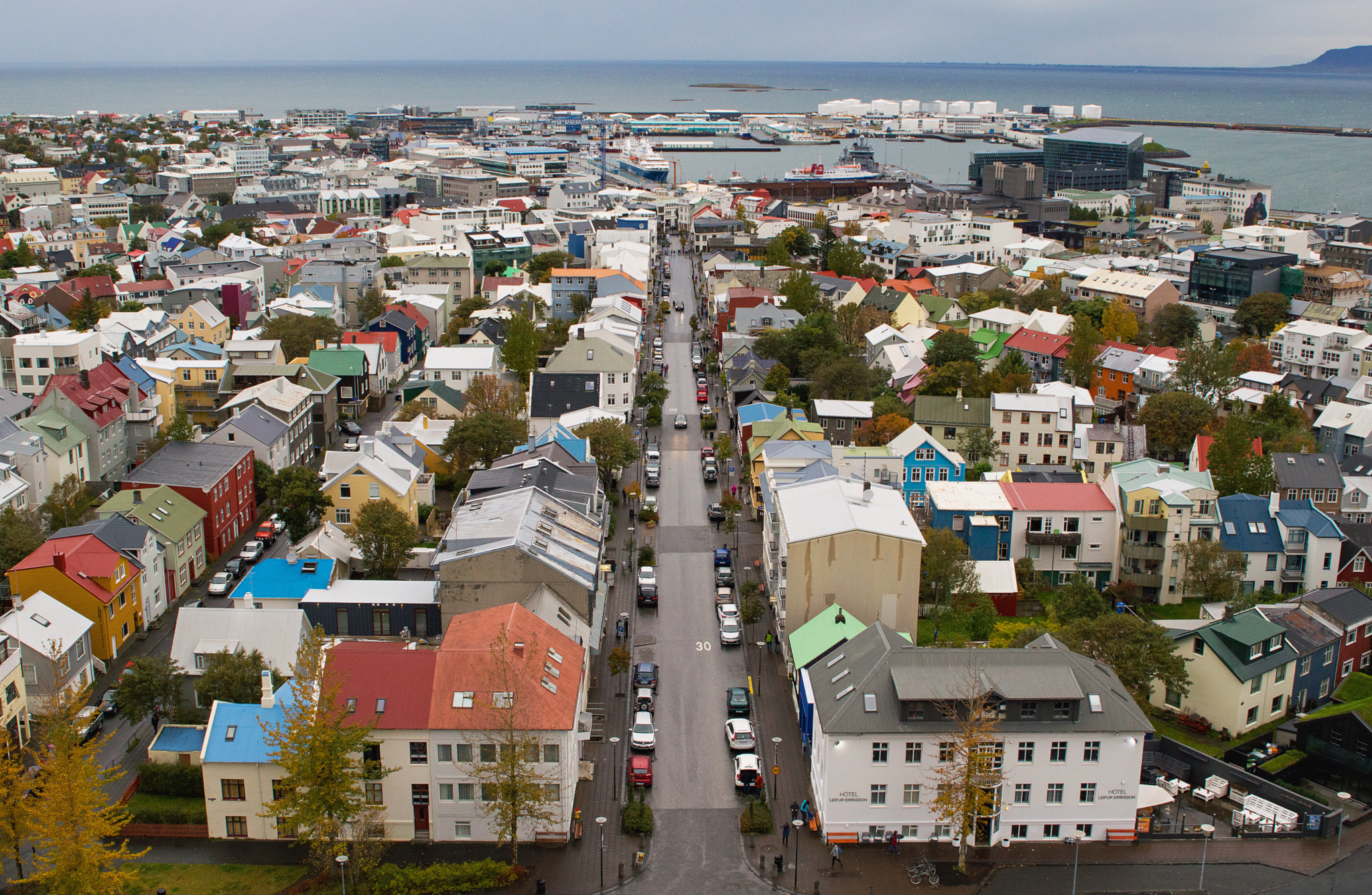 Sigma 24-70mm F2.8 EX DG HSM sample photo. Reykjavik rooftops! photography