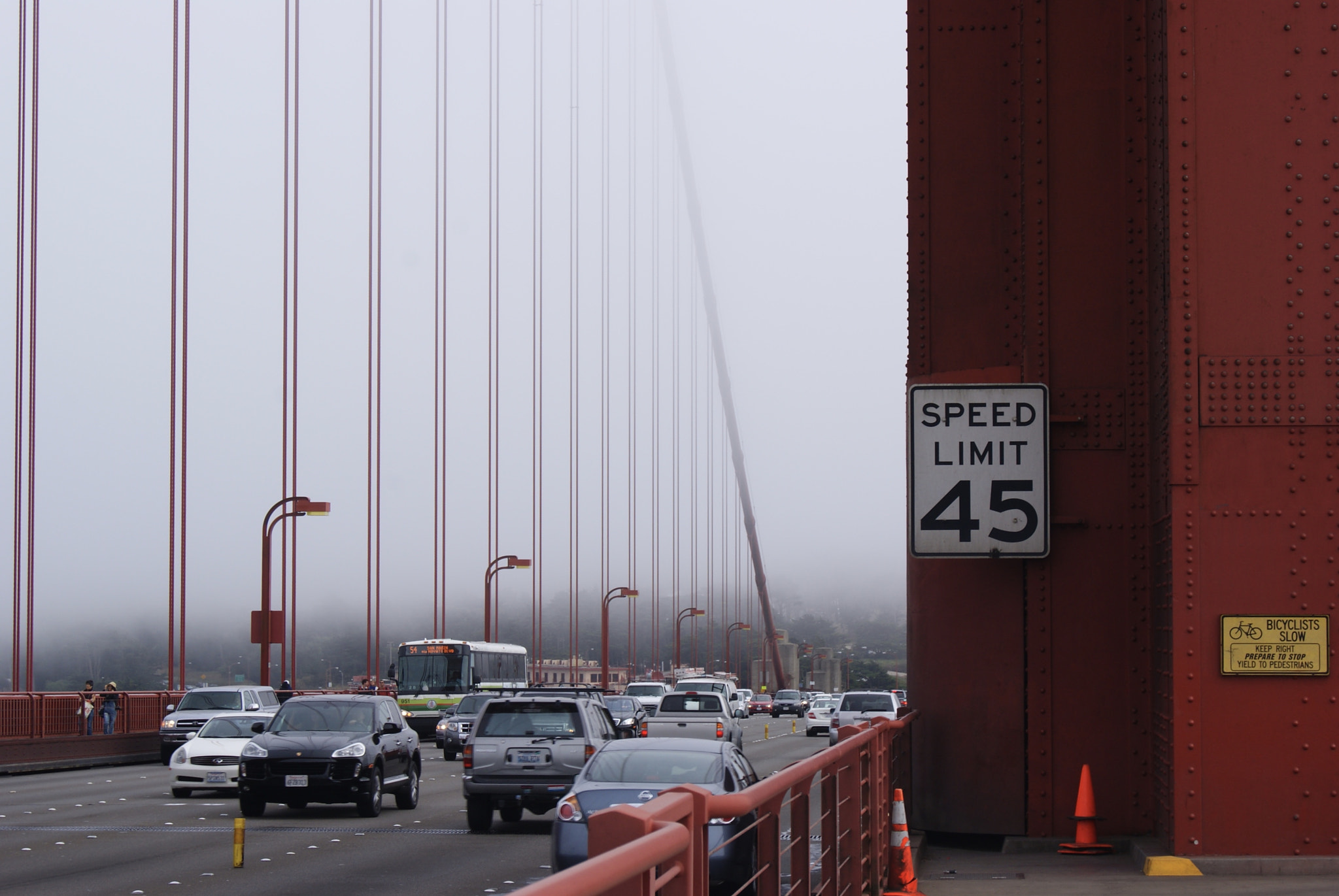 Sony Alpha DSLR-A330 sample photo. Golden gate highway photography