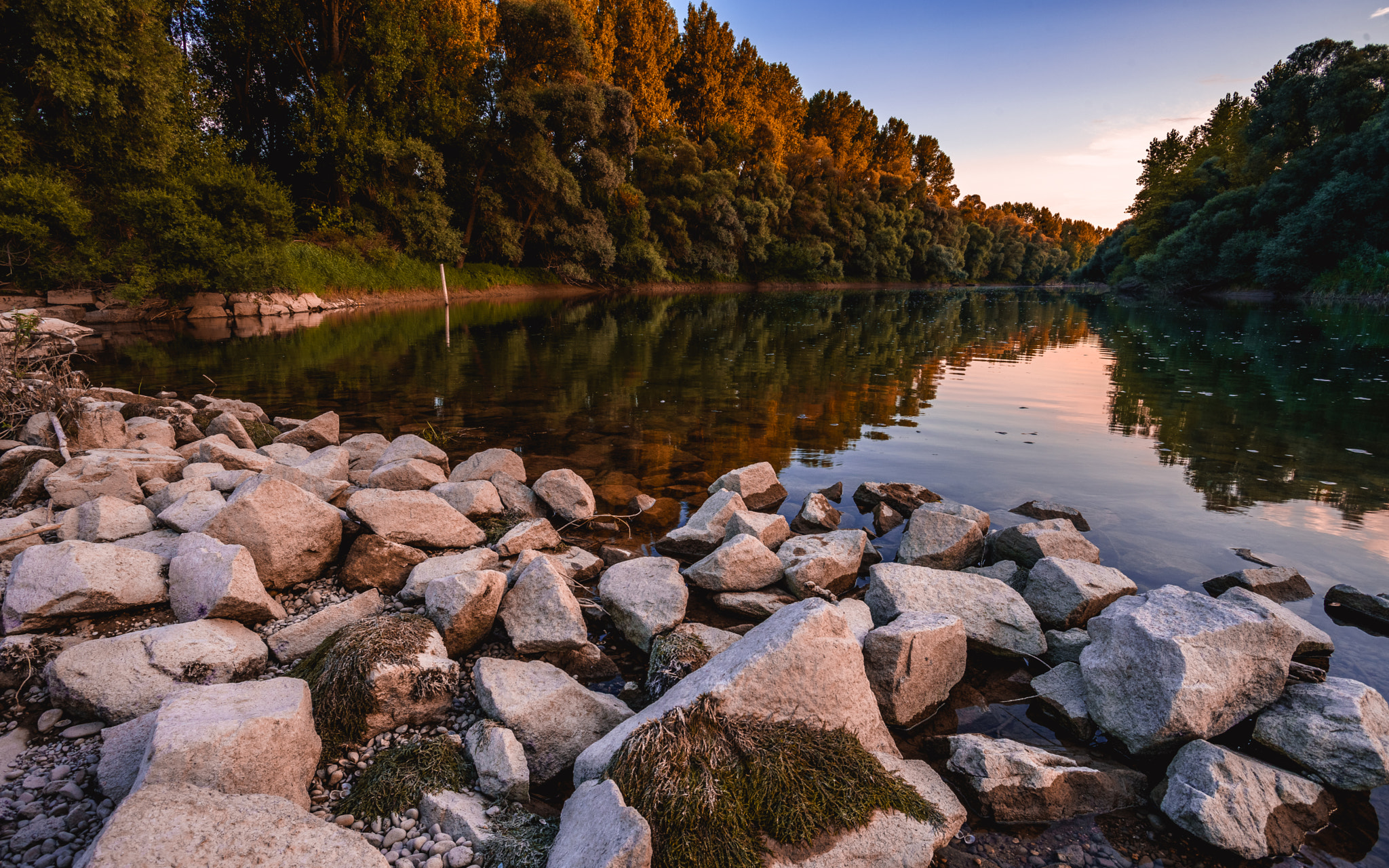 Sony a7 II + Canon EF 17-40mm F4L USM sample photo. Reflections on the old rhine photography