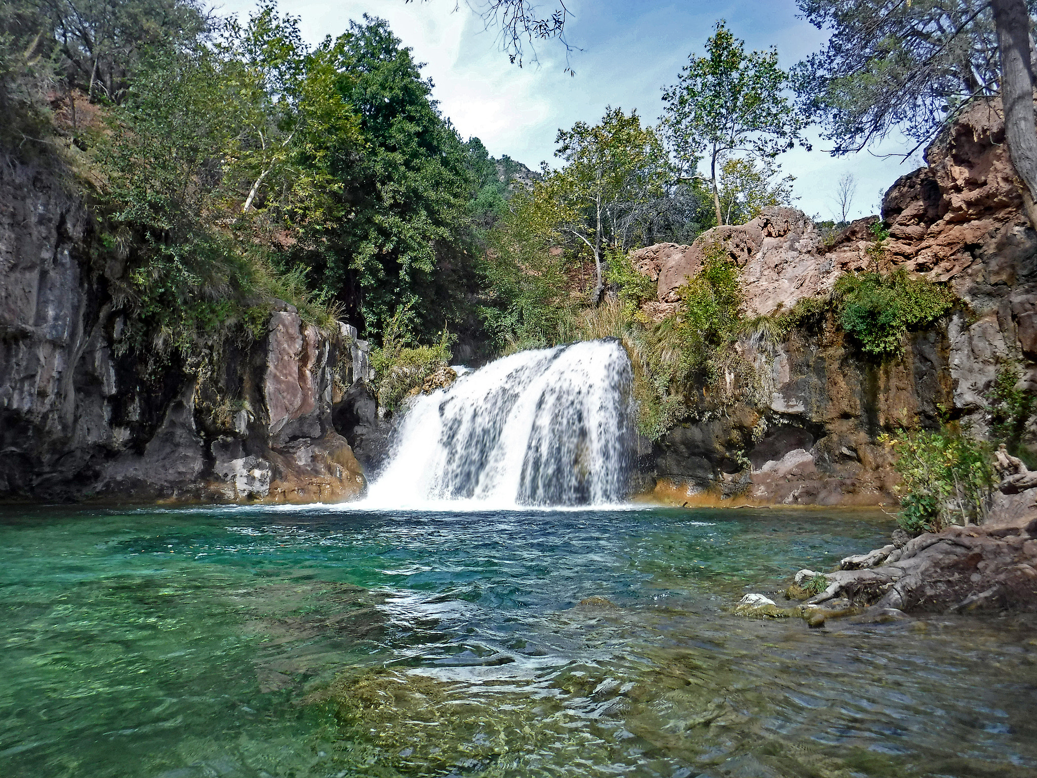 Fujifilm FinePix XP90 XP91 XP95 sample photo. Fossil creek waterfall photography