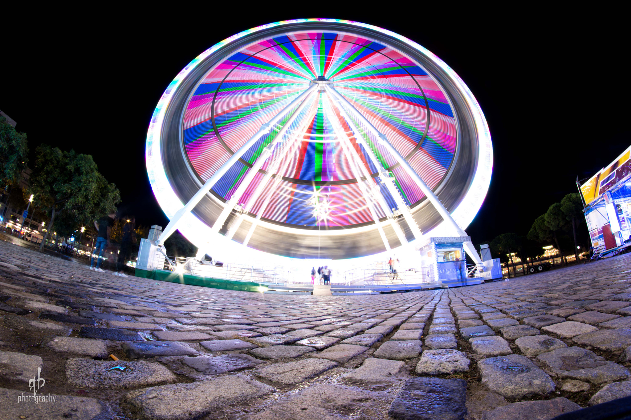 Nikon D7200 + Samyang 8mm F3.5 Aspherical IF MC Fisheye sample photo. Grande roue de barcelone photography