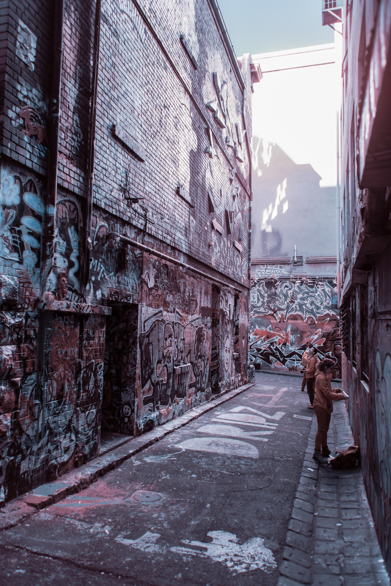 Nikon D610 + Nikon AF Nikkor 28mm F2.8D sample photo. Infrared reflective spray paint photography
