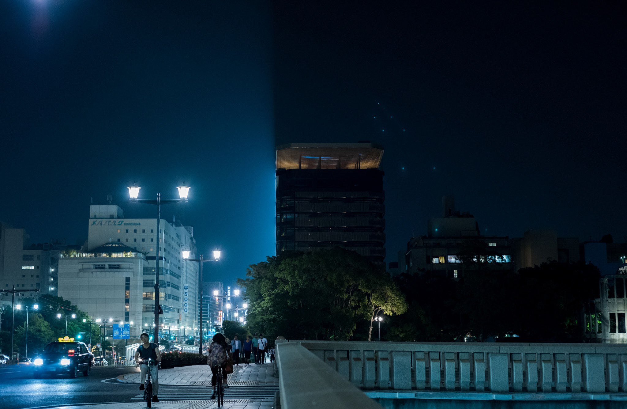 ZEISS Planar T* 50mm F1.4 sample photo. Two side of the same city photography