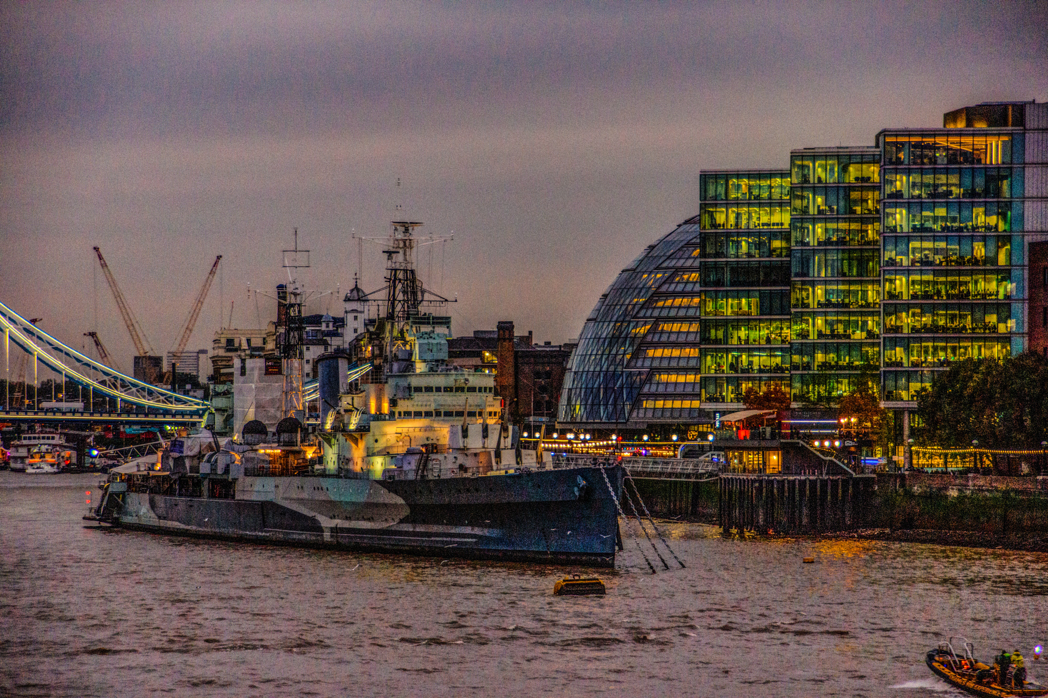 Sony SLT-A65 (SLT-A65V) sample photo. Hms belfast photography
