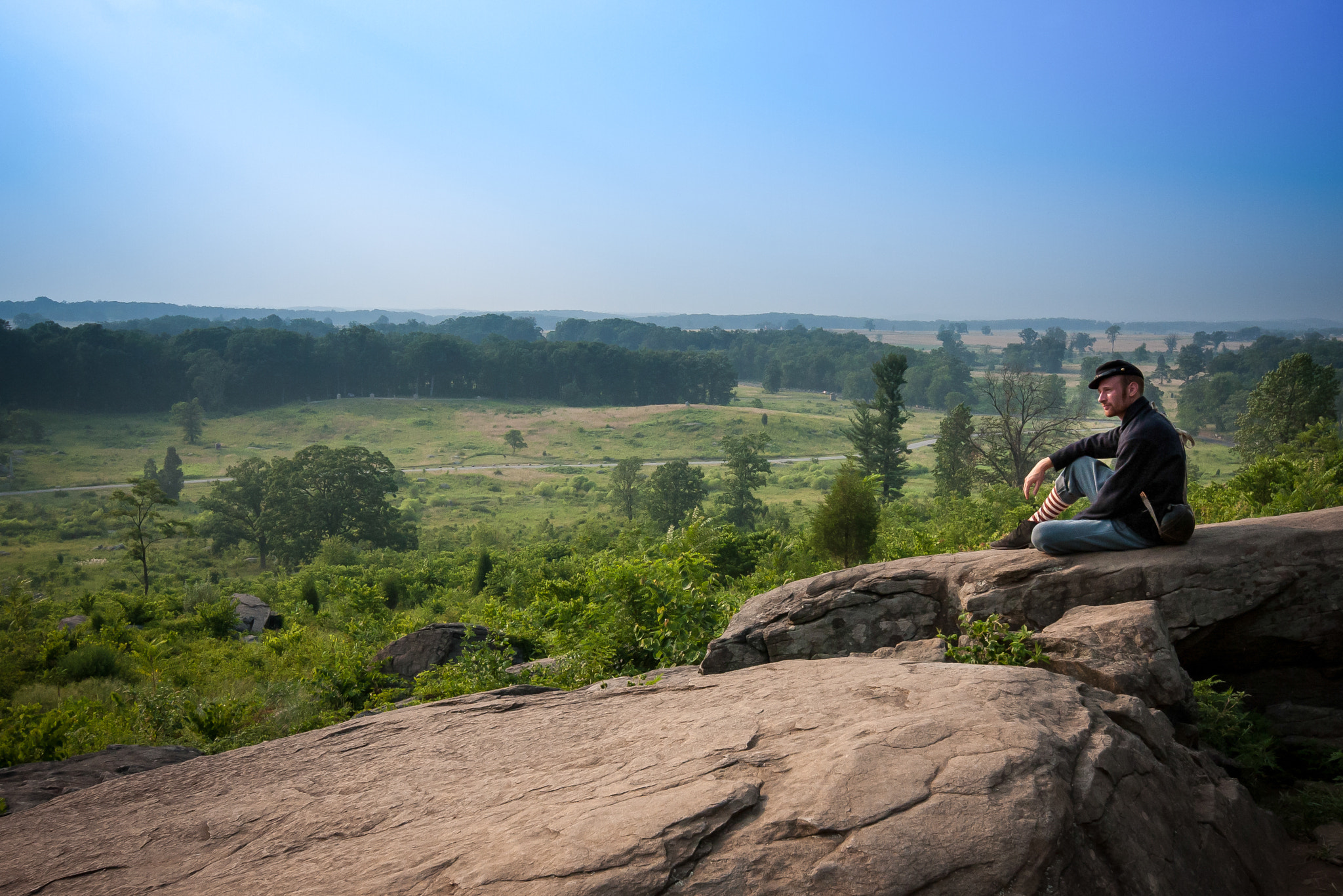 Canon EOS 40D + Sigma 10-20mm F4-5.6 EX DC HSM sample photo. Little round top, gettysburg, pa. photography