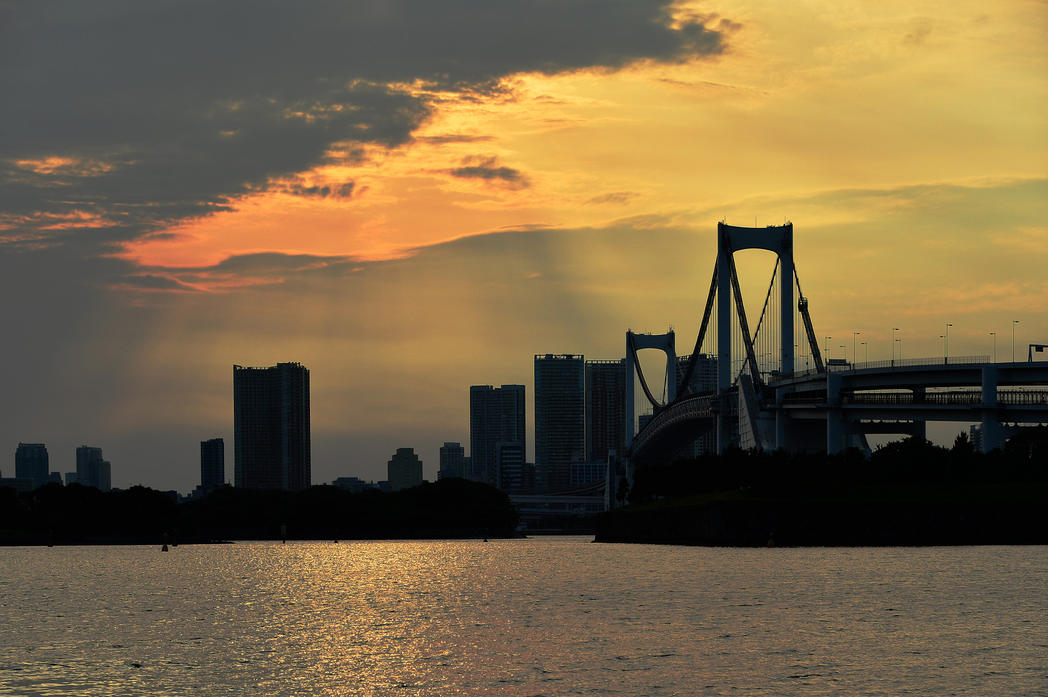 Nikon Df sample photo. Tokyo rainbow bridge ① photography