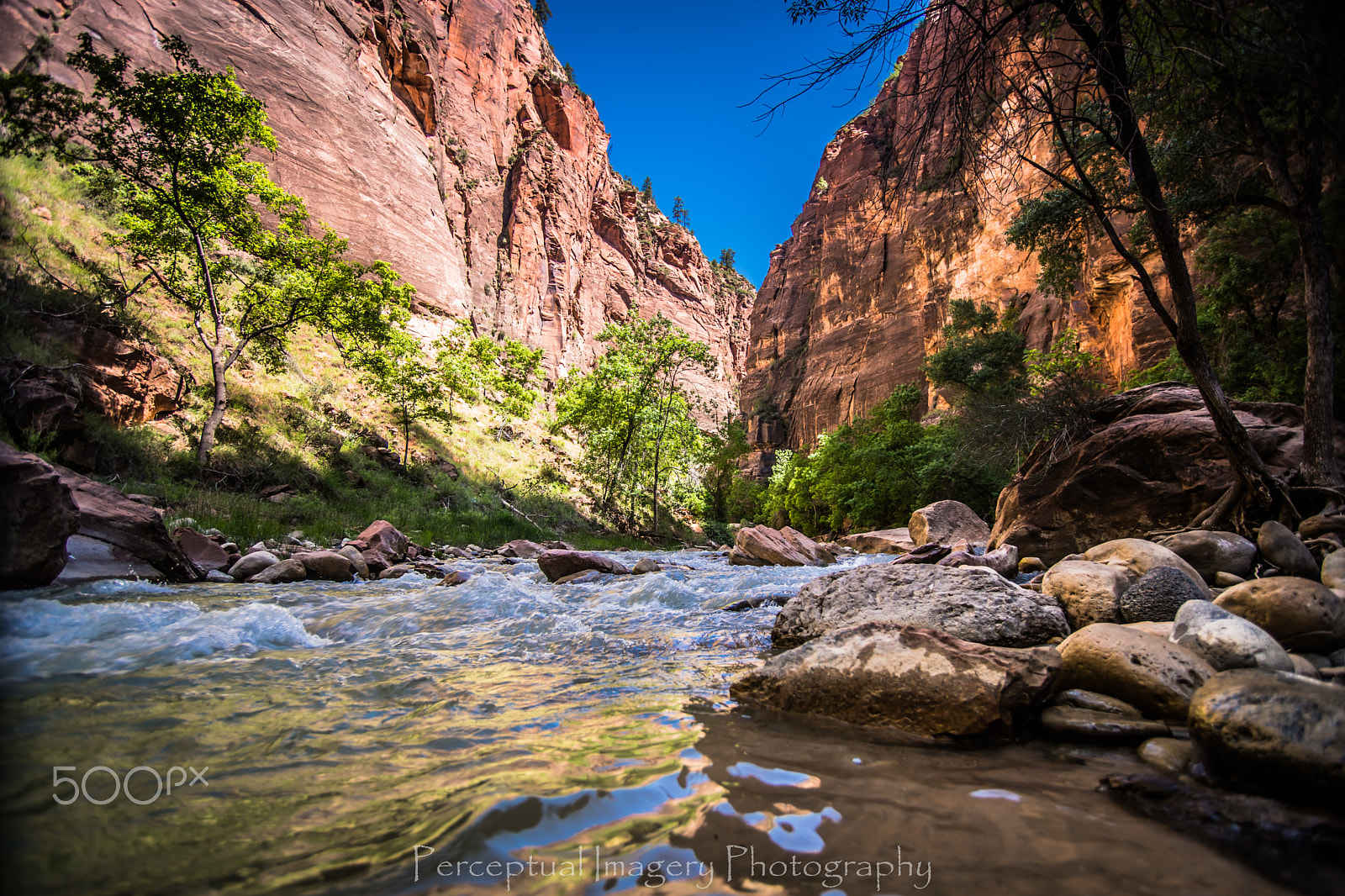 Minolta AF 17-35mm F3.5 G sample photo. The narrows... zion np photography