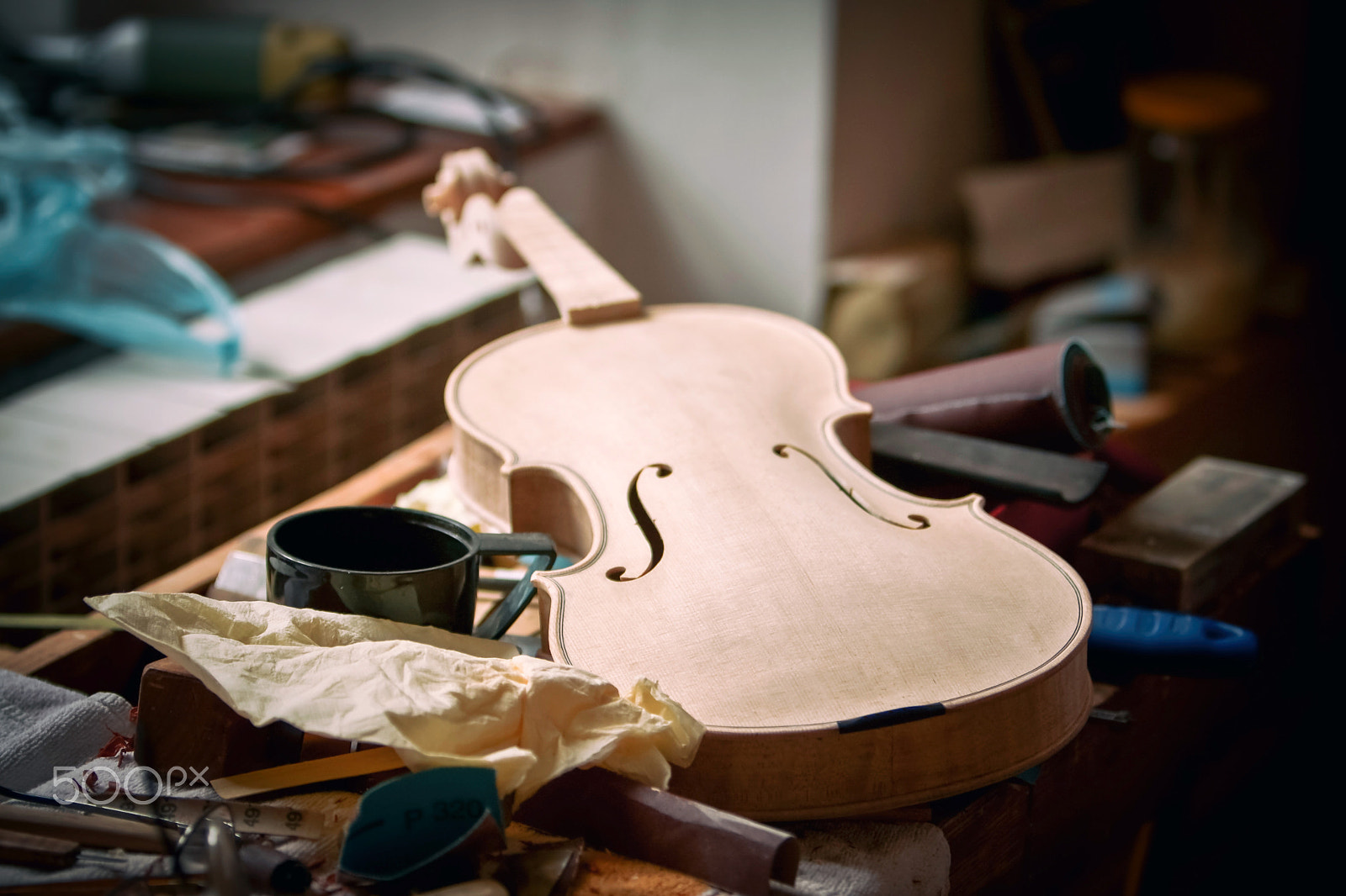 Canon EF 70-200mm F2.8L IS USM sample photo. Violin maker photography