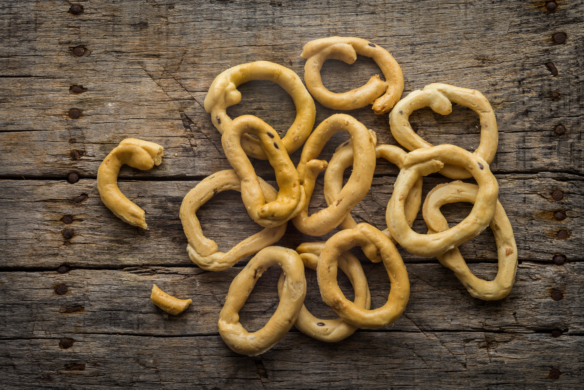 Summicron-M 1:2/90 Leitz sample photo. Traditional taralli snacks photography
