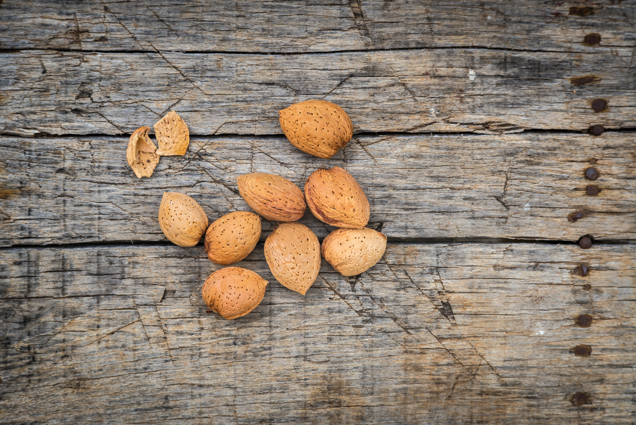 Summicron-M 1:2/90 Leitz sample photo. Fresh raw almonds photography