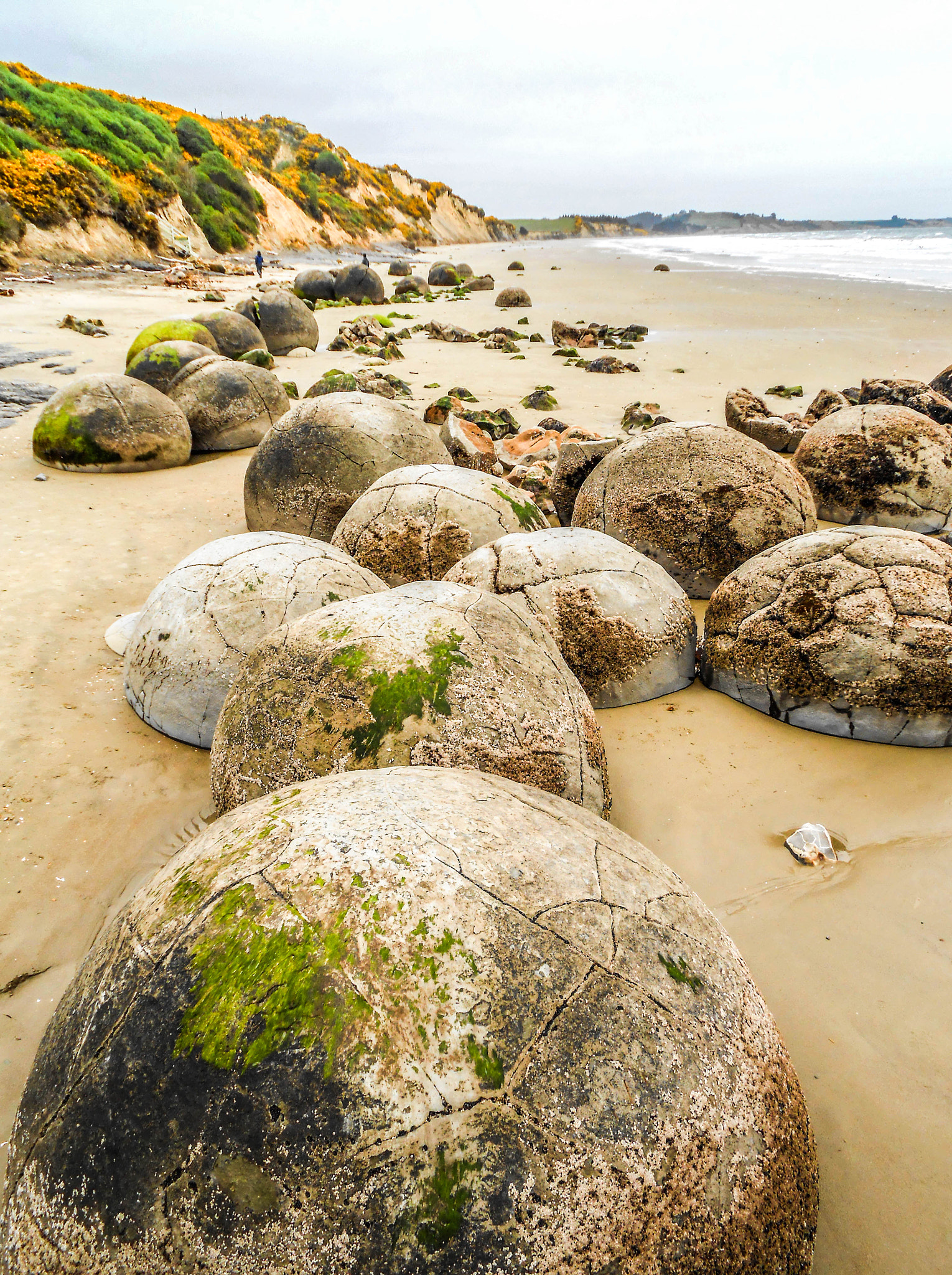 Nikon COOLPIX S4200 sample photo. Moeraki boulders - new zealand photography