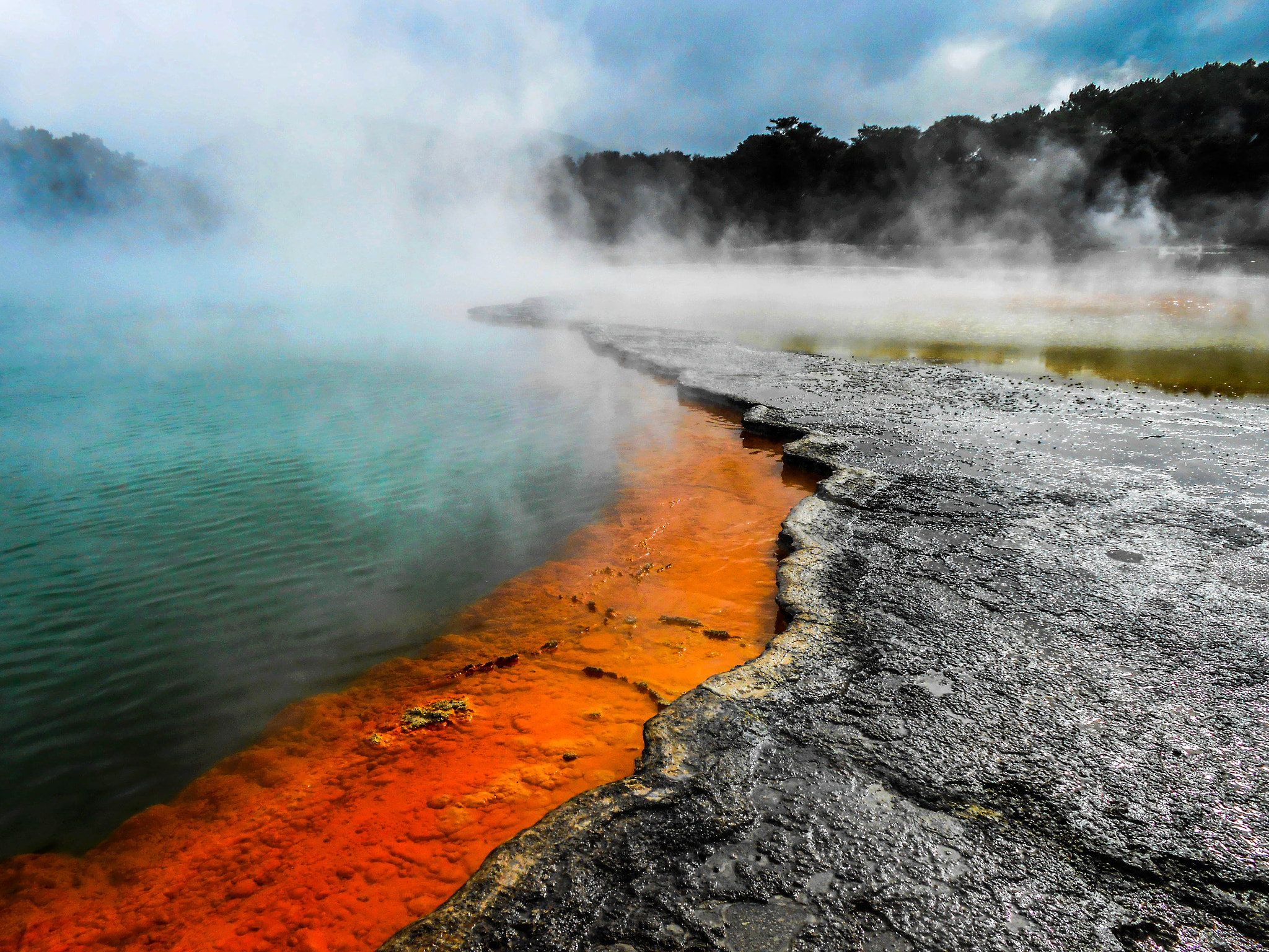 Nikon COOLPIX S4200 sample photo. Wai o tapu - new zealand photography