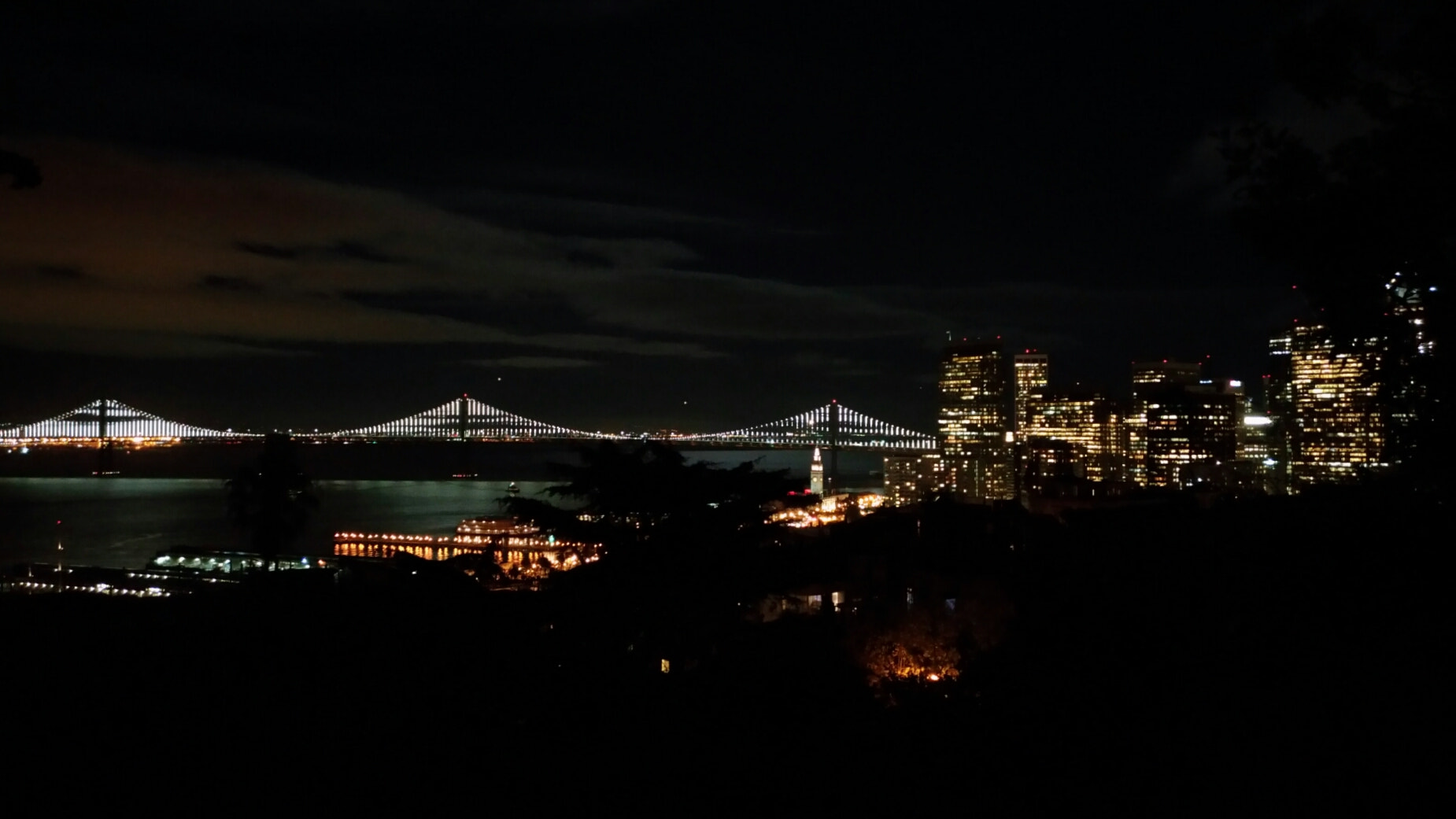 ASUS Z017DB sample photo. Sfo in night photography