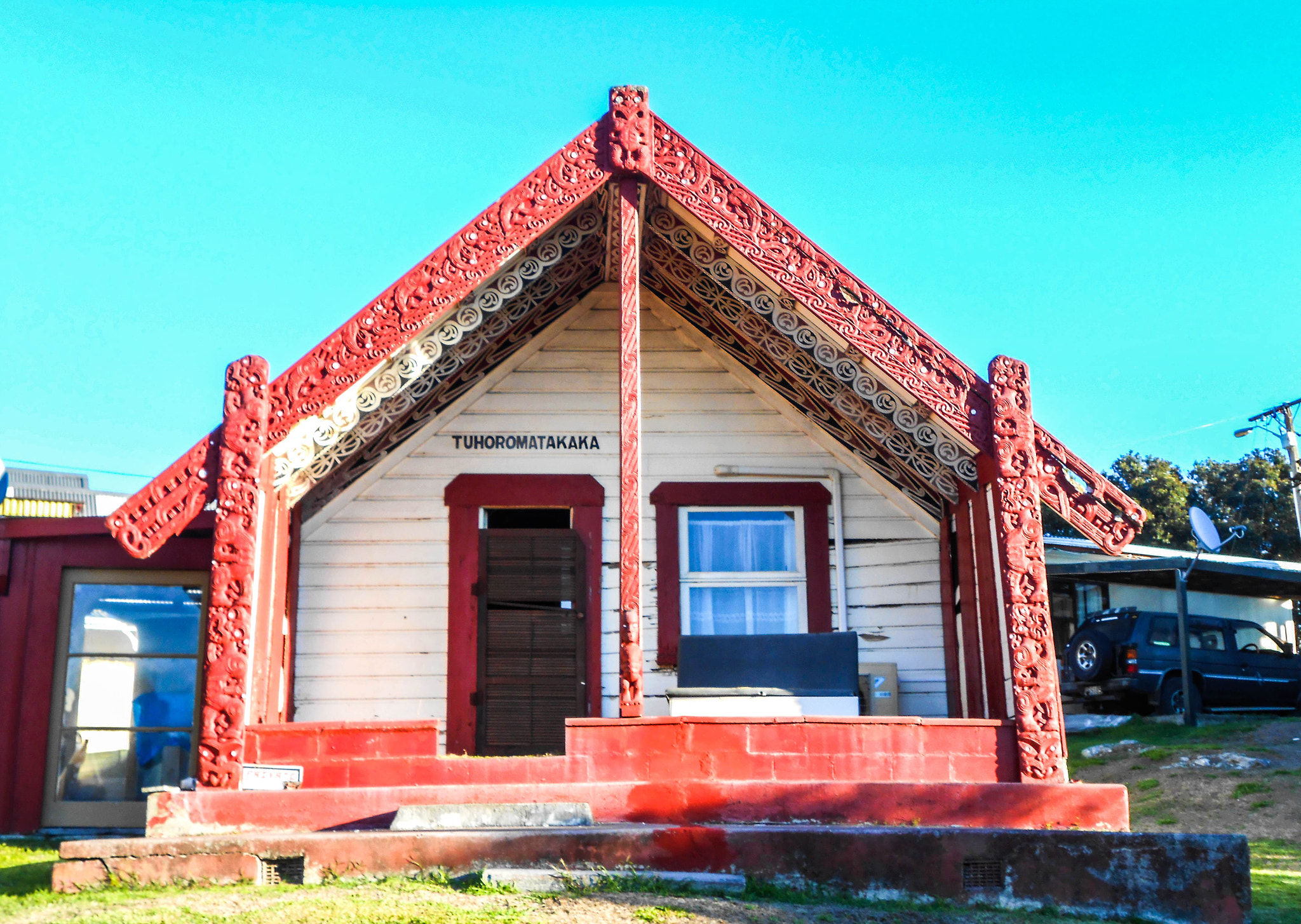 Nikon COOLPIX S4200 sample photo. Maori marae - new zealand photography