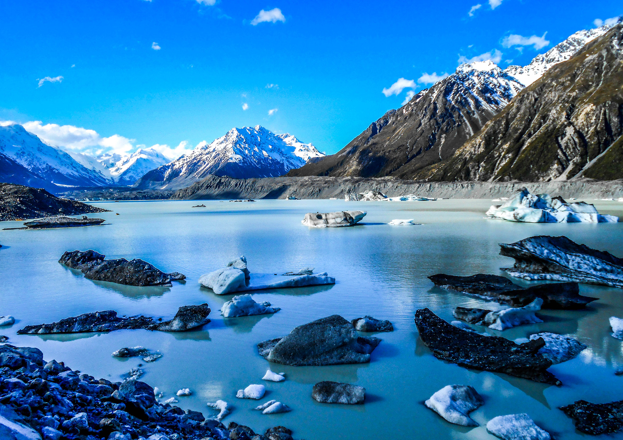 Nikon COOLPIX S4200 sample photo. Tasman glacier - new zealand photography