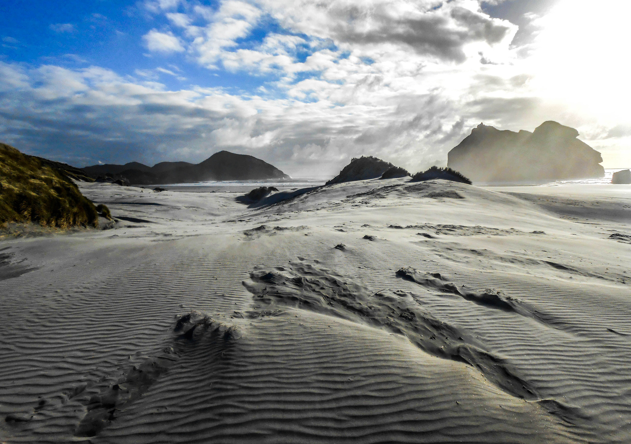 Nikon COOLPIX S4200 sample photo. Farewell spit - new zealand photography