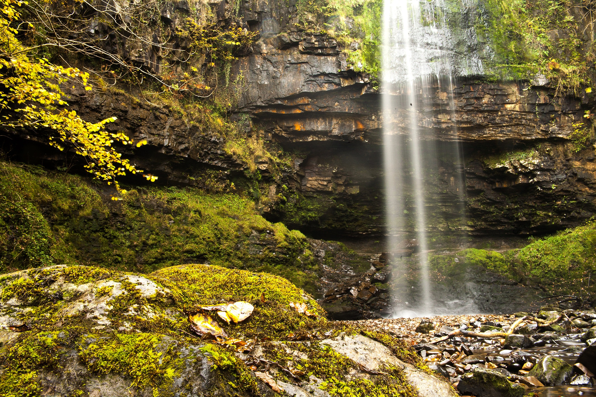 Canon EOS 5D sample photo. Henrhyd falls 2 photography