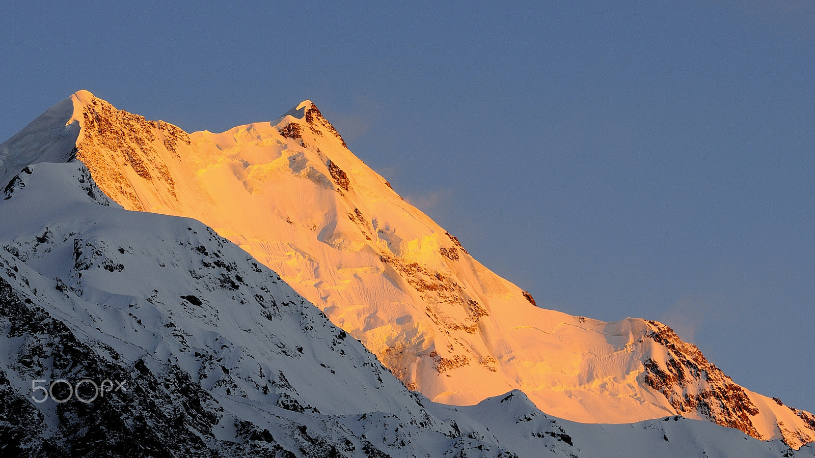 Nikon AF-Nikkor 80-200mm F2.8D ED sample photo. Sunrise at aoraki(mt cook) photography