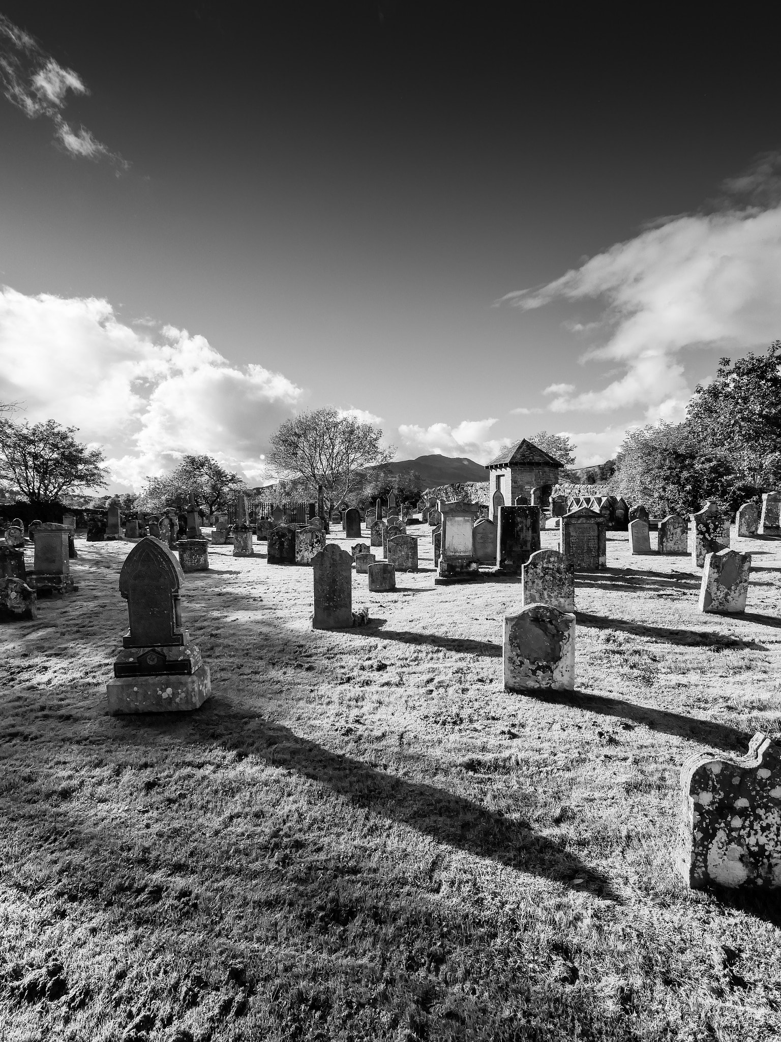 Panasonic Lumix DMC-GX8 + Panasonic Lumix G Vario 7-14mm F4 ASPH sample photo. Graveyard photography