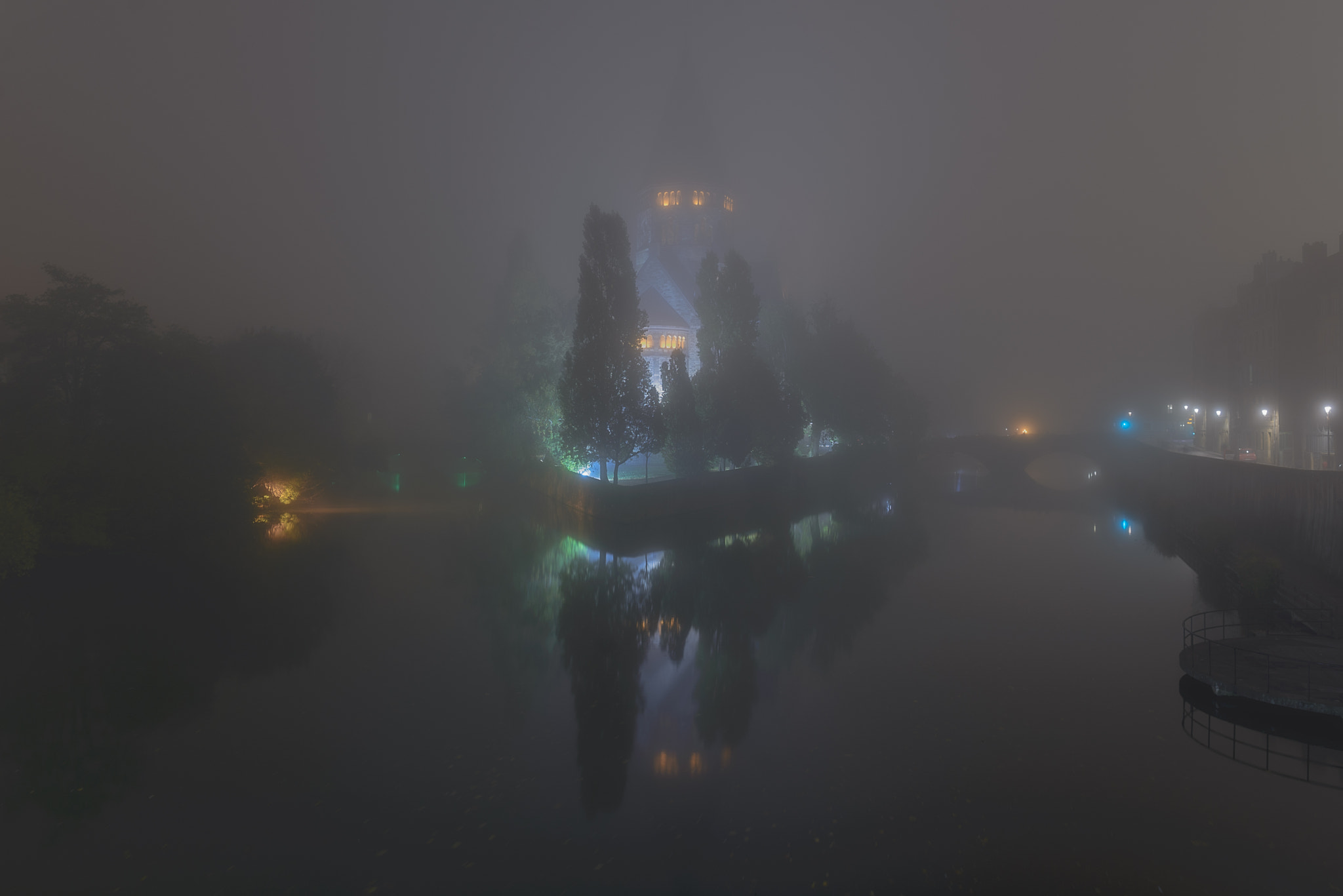 Nikon D600 sample photo. Caresser par le brouillard a u t o m n a l e photography