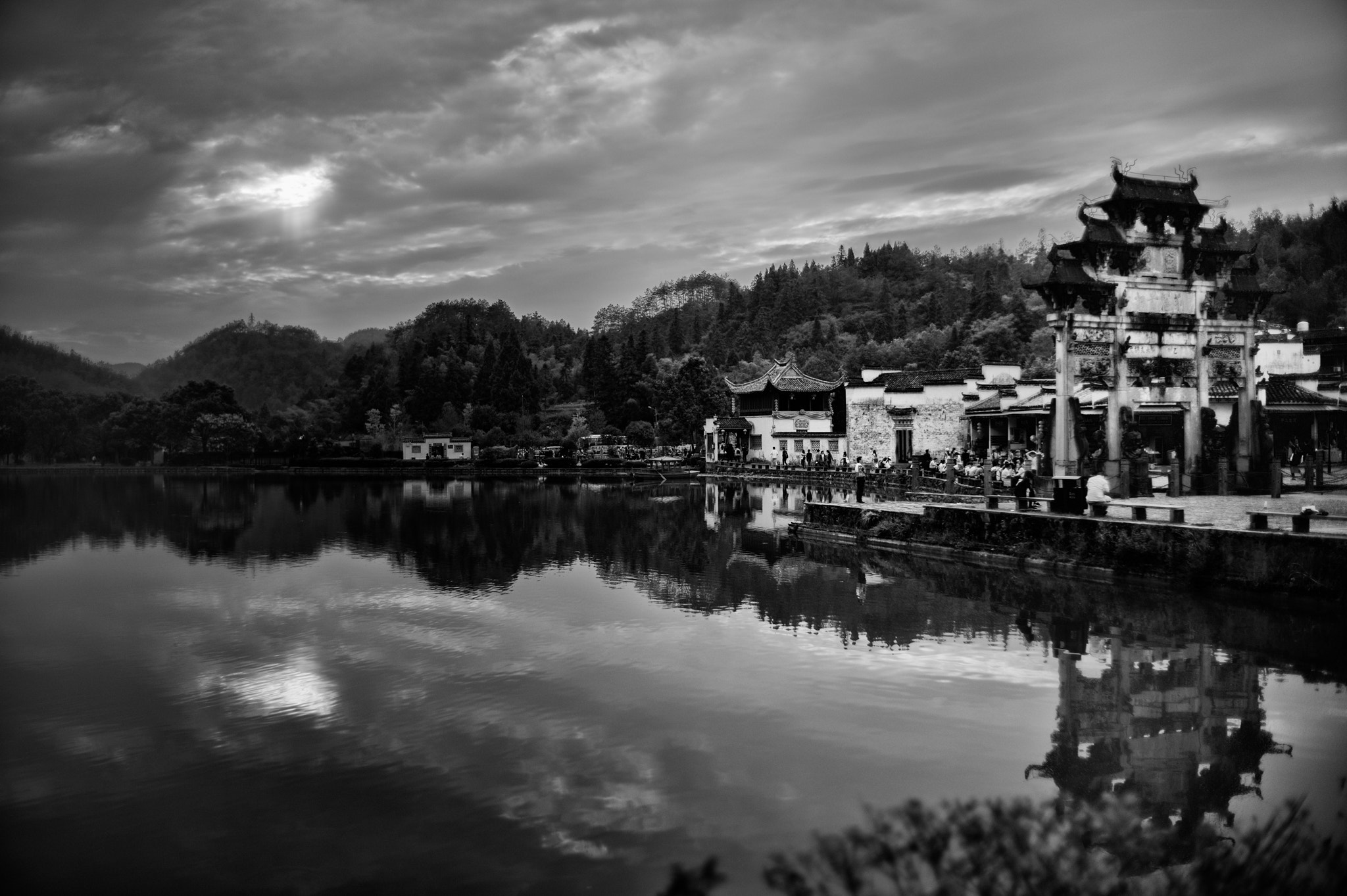 Leica Summicron-M 28mm F2 ASPH sample photo. Sunset of xidi, china photography