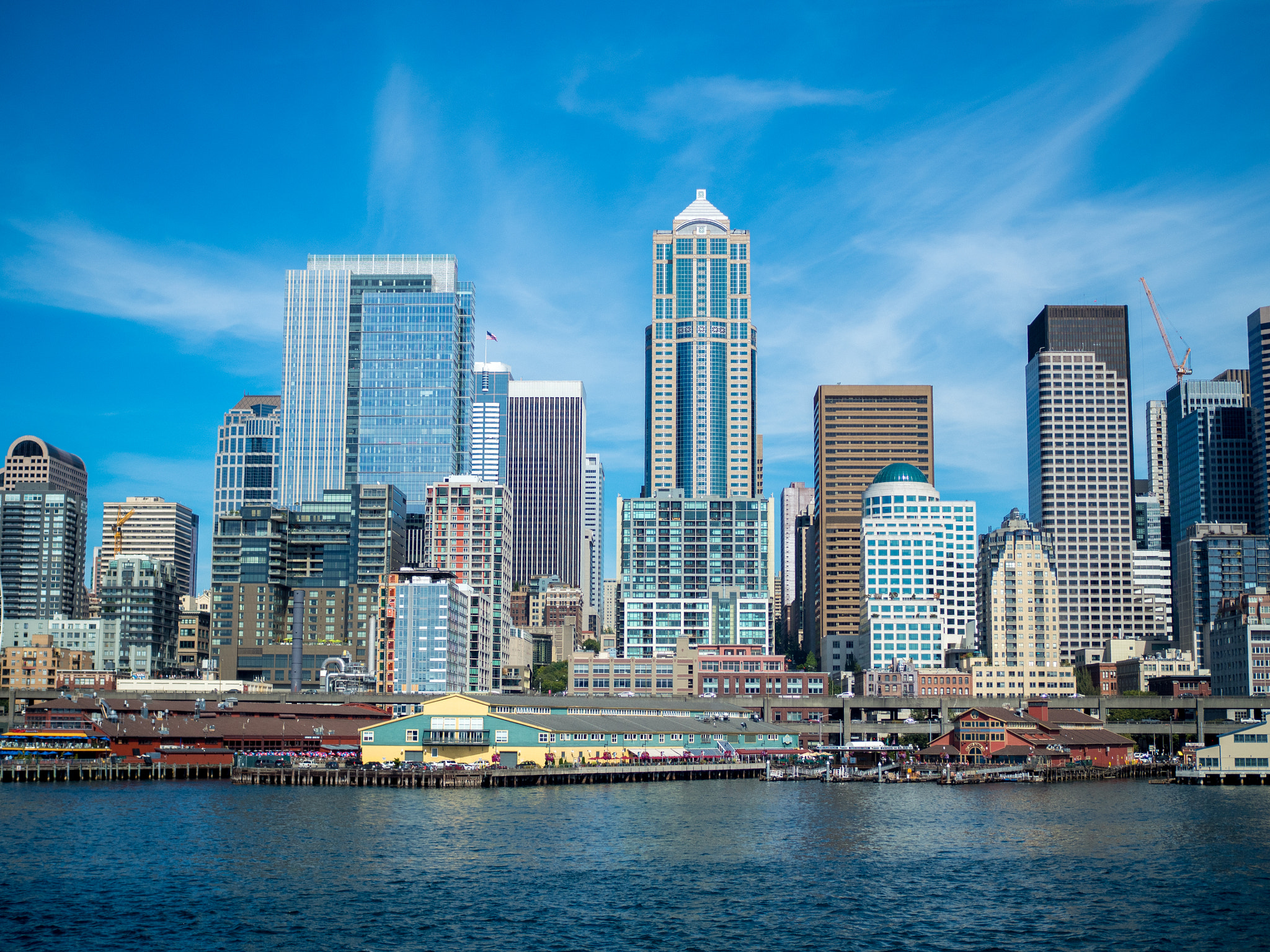 Olympus OM-D E-M5 II + Olympus M.Zuiko Digital 25mm F1.8 sample photo. Seattle waterfront photography