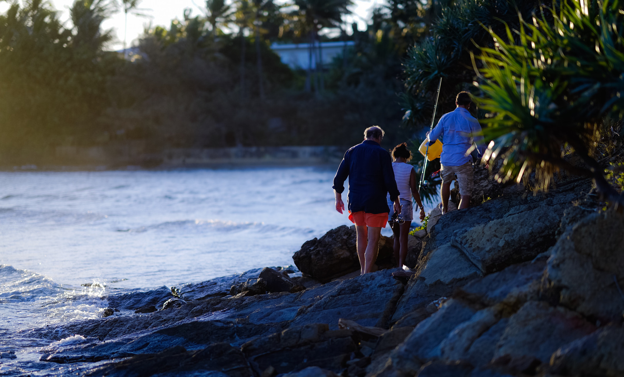 Sony FE 85mm F1.4 GM sample photo. Evening fishers photography