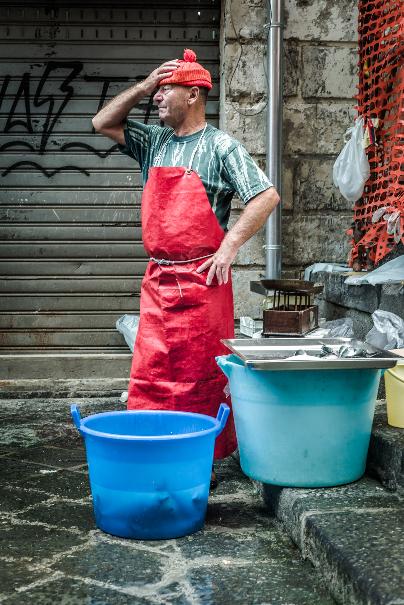 Summicron 1:2/50 Leitz sample photo. A piscaria, fish market in catania photography