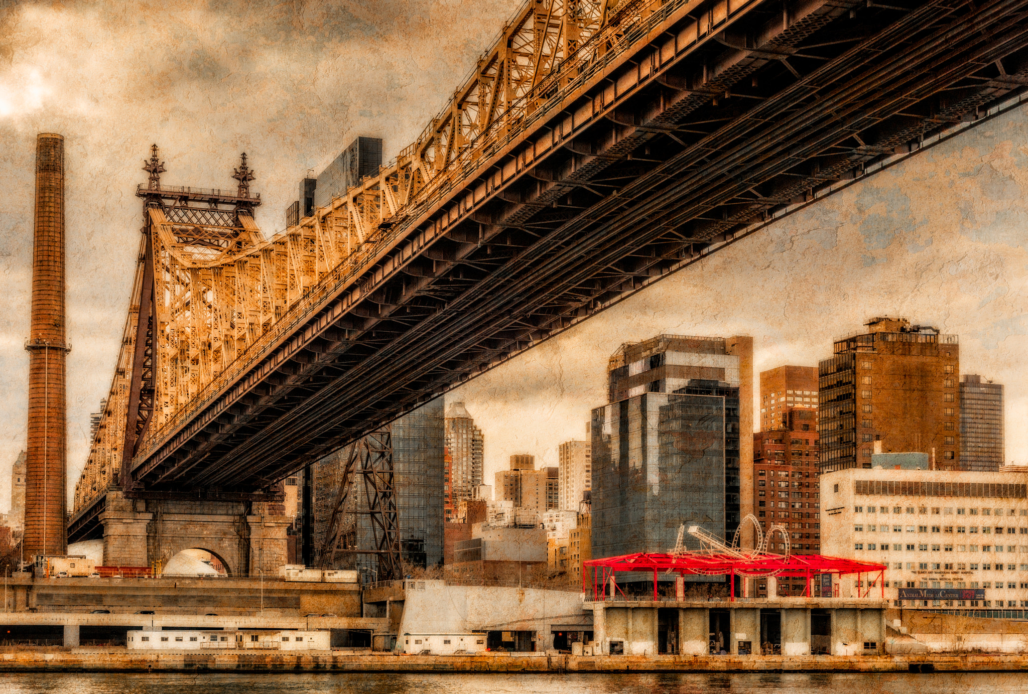 Nikon D800 + Nikon AF-S Nikkor 58mm F1.4G sample photo. Queensborough bridge photography