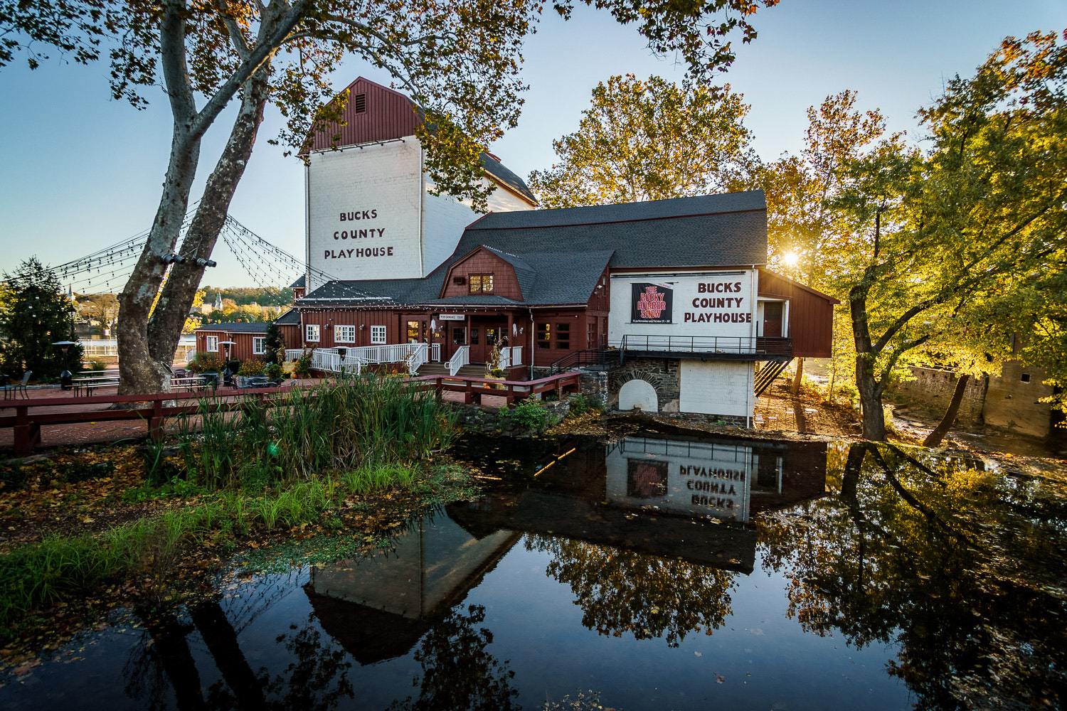 Sony ILCA-77M2 + 20mm F2.8 sample photo. Bucks county playhouse photography