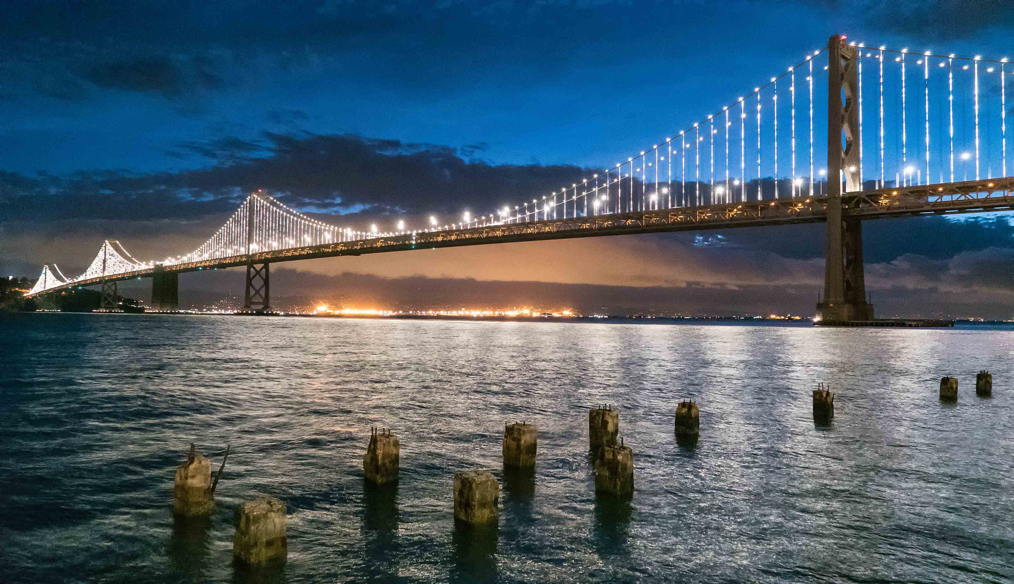 Sony a7S II sample photo. Bay bridge photography