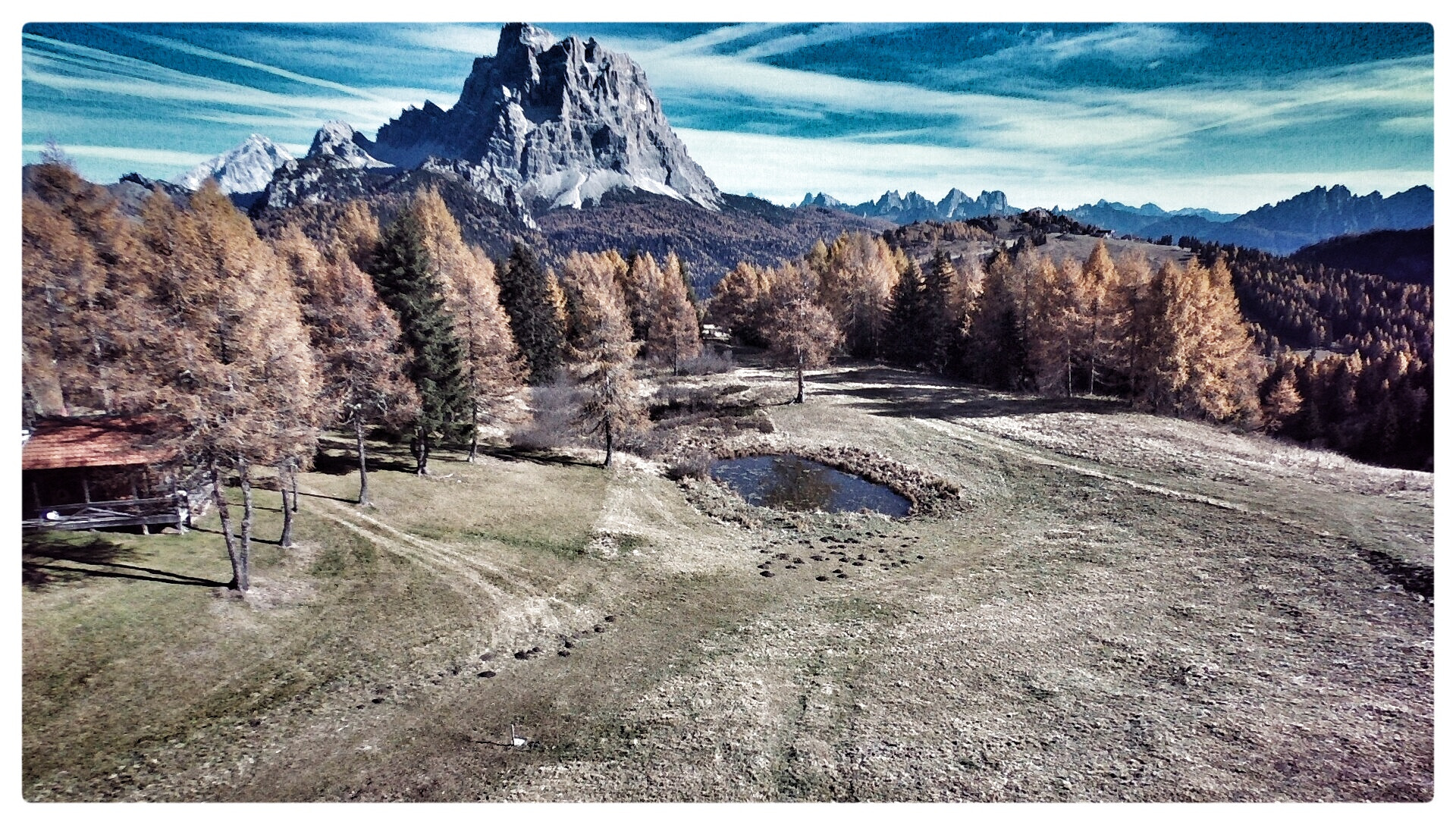 PARROT Bebop 2 sample photo. Bebop2 passeggiata in montagna photography