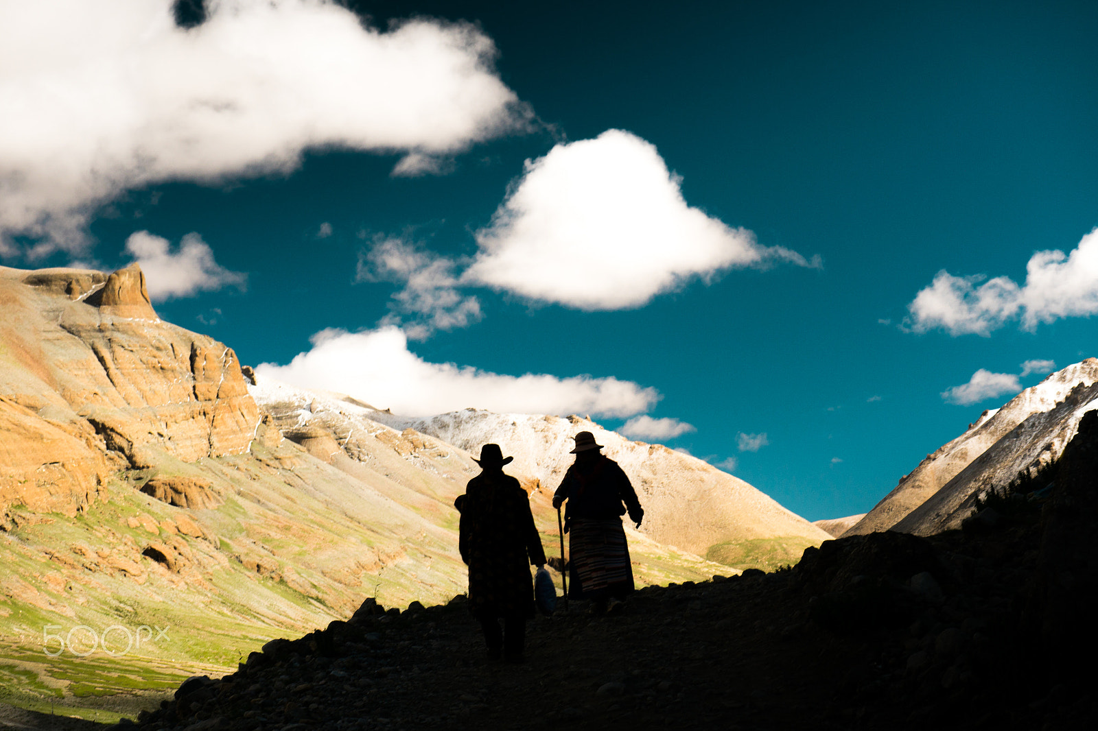 Panasonic Lumix G X Vario 35-100mm F2.8 OIS sample photo. Clouds way kailas kora himalayas tibet yantra.lv photography