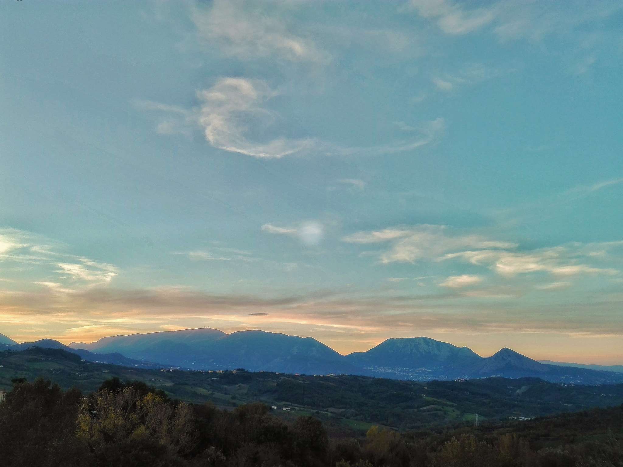 HUAWEI Cherry Mini sample photo. Tramonto photography