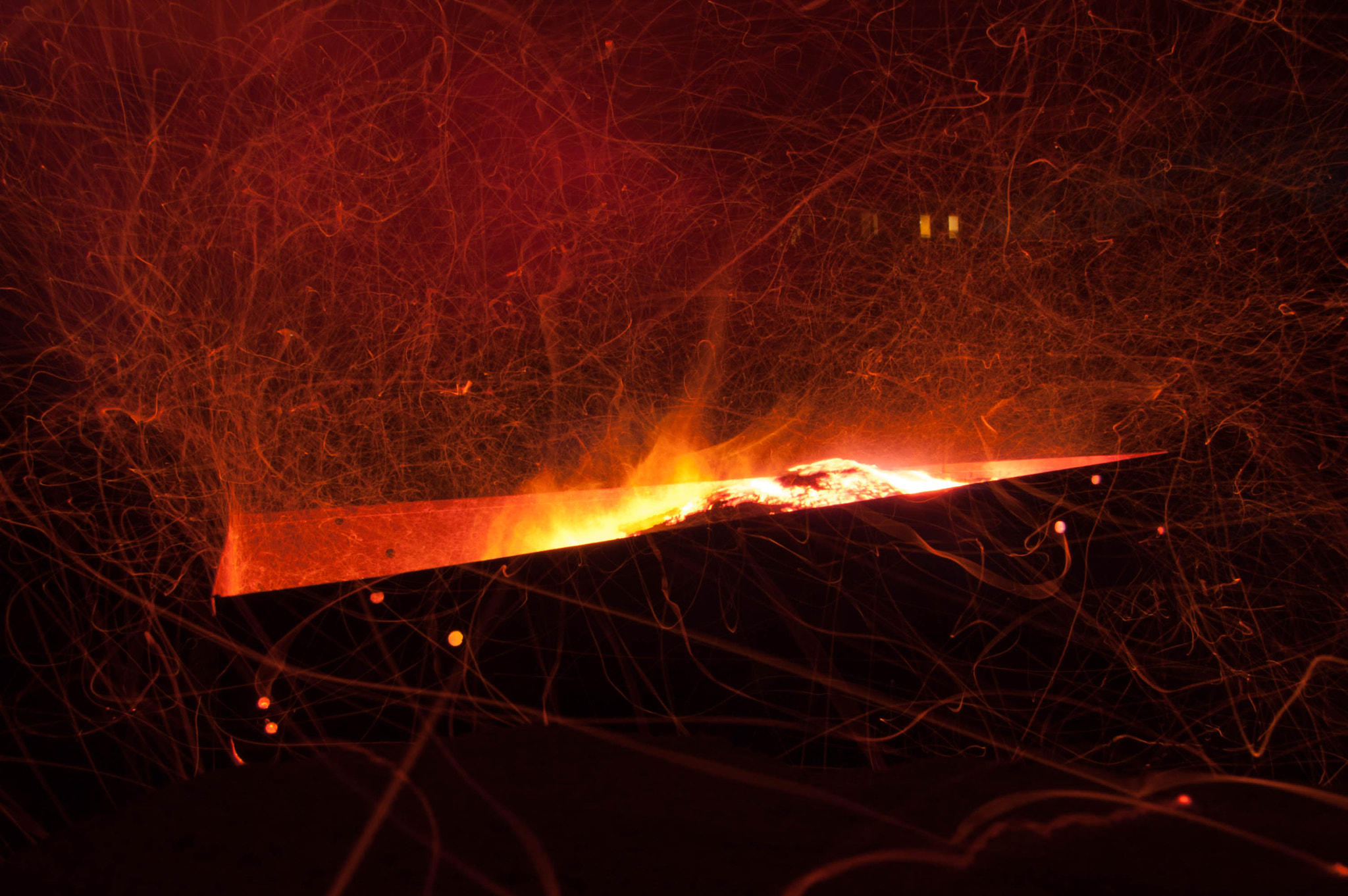 Nikon D70s sample photo. Fire photography