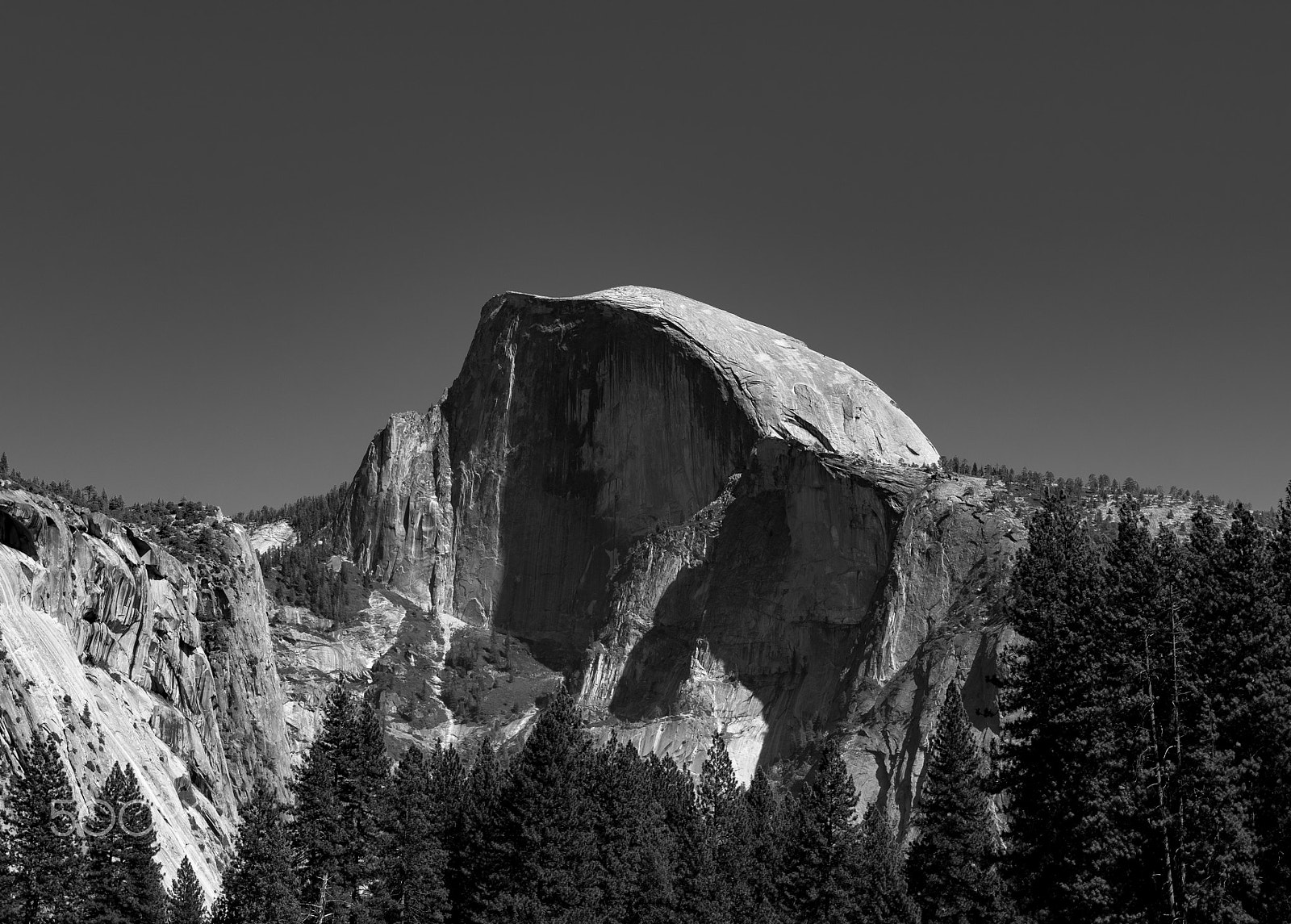 Pentax K-50 + Tamron SP AF 17-50mm F2.8 XR Di II LD Aspherical (IF) sample photo. Yosemite halfdome photography