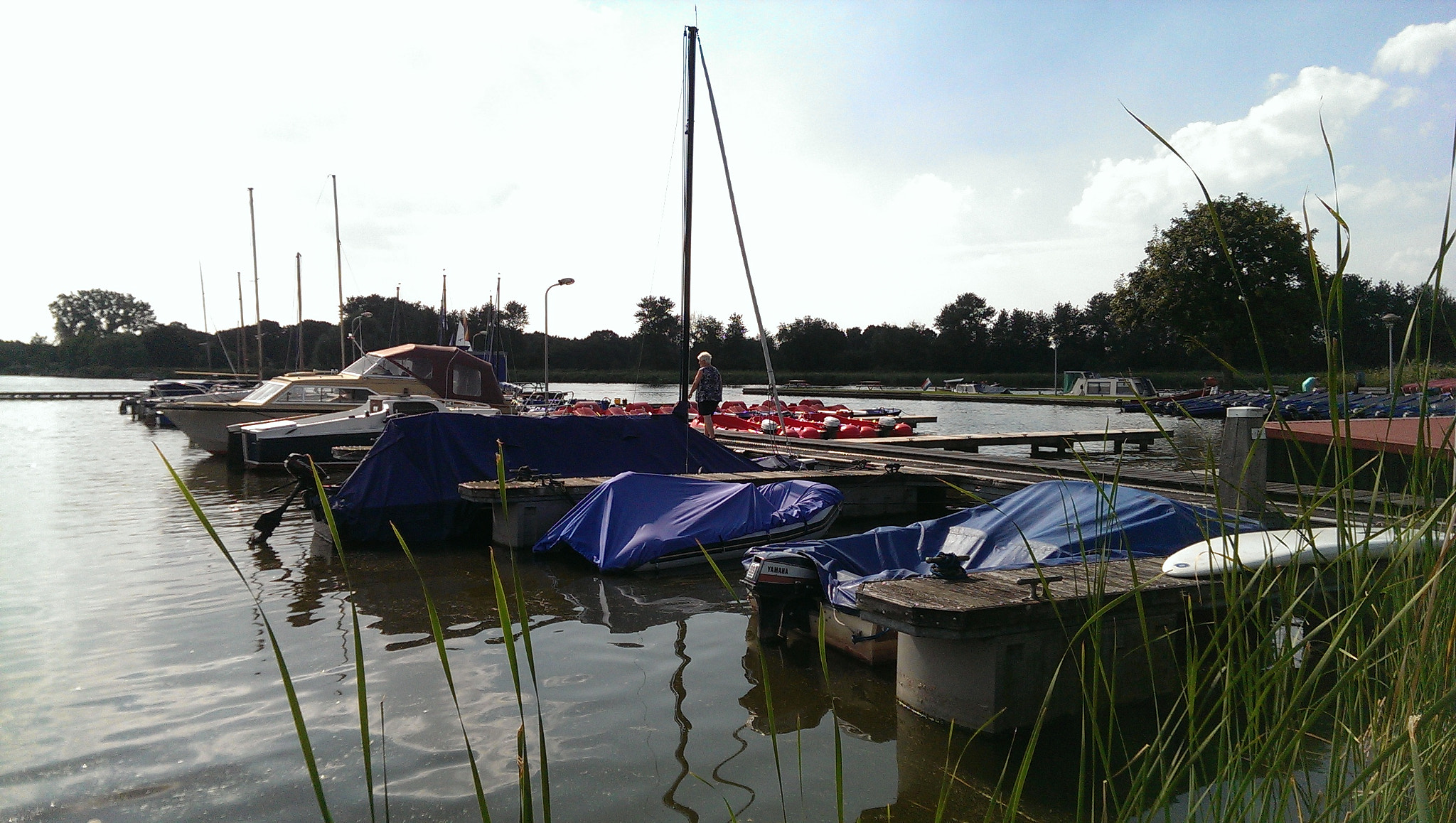 HTC ONE GOOGLE PLAY EDITION sample photo. Boats waiting to be rented photography