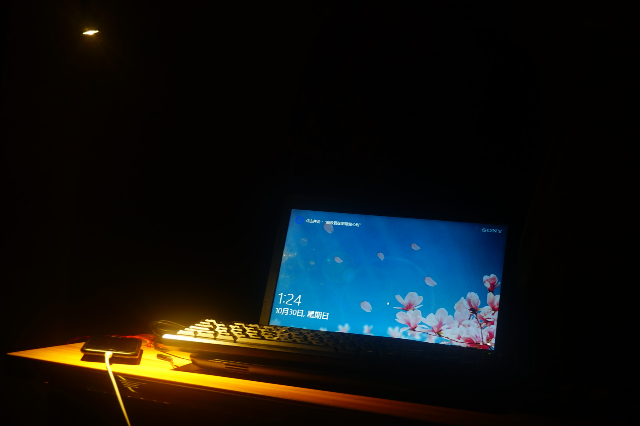 Sony E 18-50mm F4-5.6 sample photo. Peace night photography