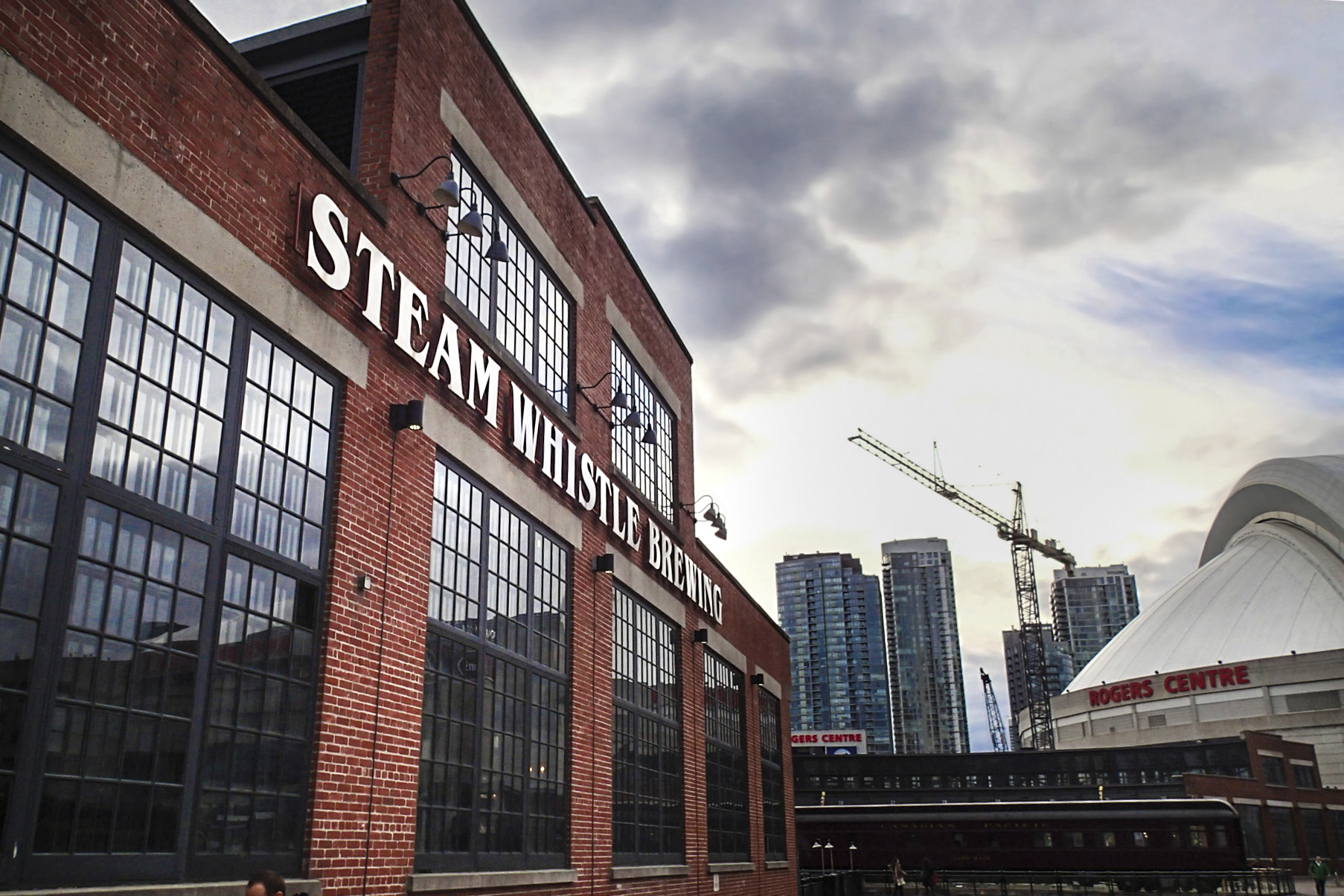 Olympus TG-2 sample photo. The steam whistle brewery toronto photography