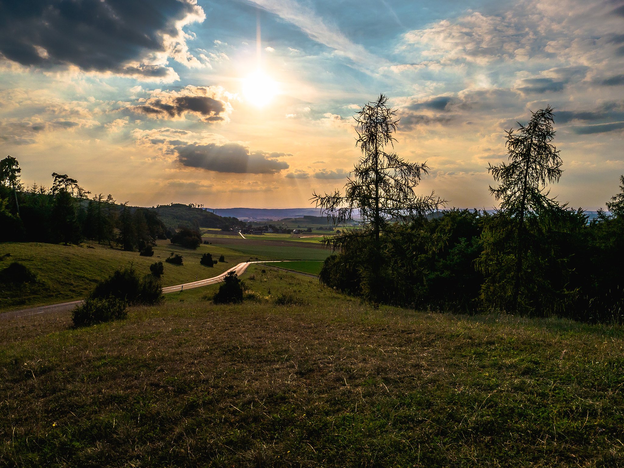 Panasonic Lumix DMC-G5 sample photo. Abendsonne am bock photography