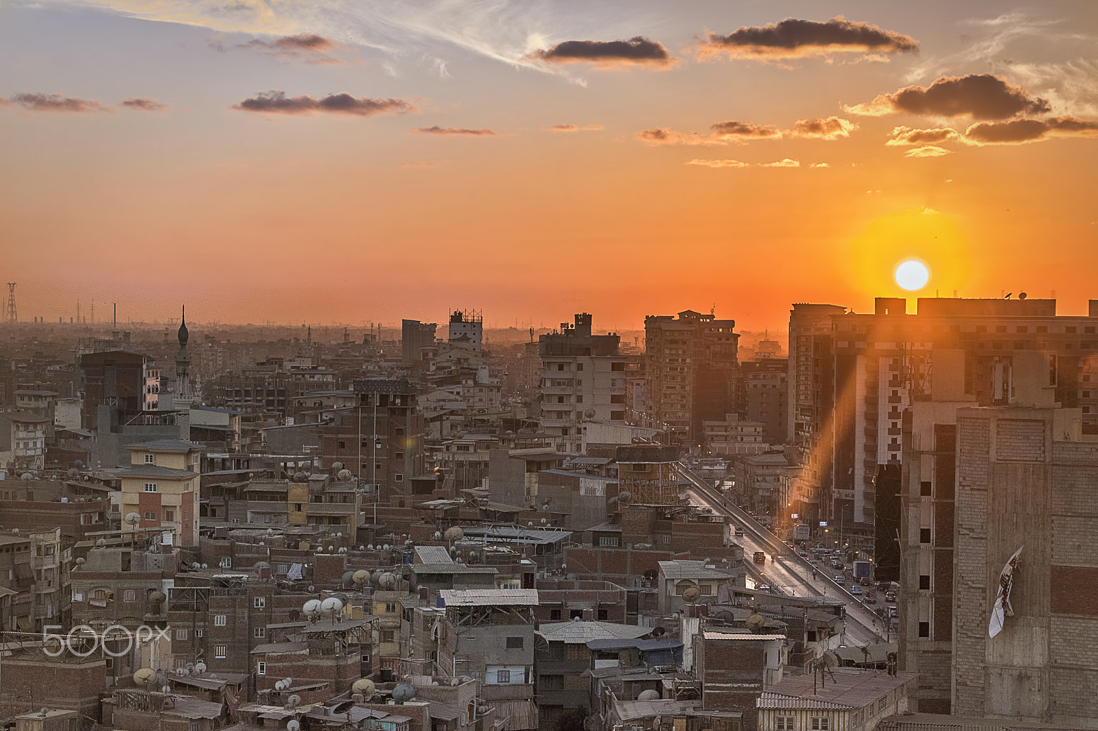 Sigma 18-250mm F3.5-6.3 DC OS HSM sample photo. Closely vibrant sunset above majestic city photography