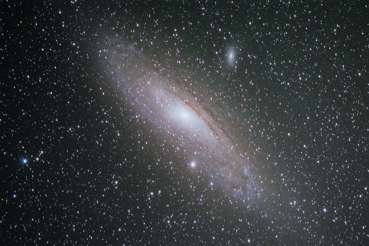 Nikon D7200 + AF Nikkor 300mm f/4 IF-ED sample photo. Andromeda galaxy photography
