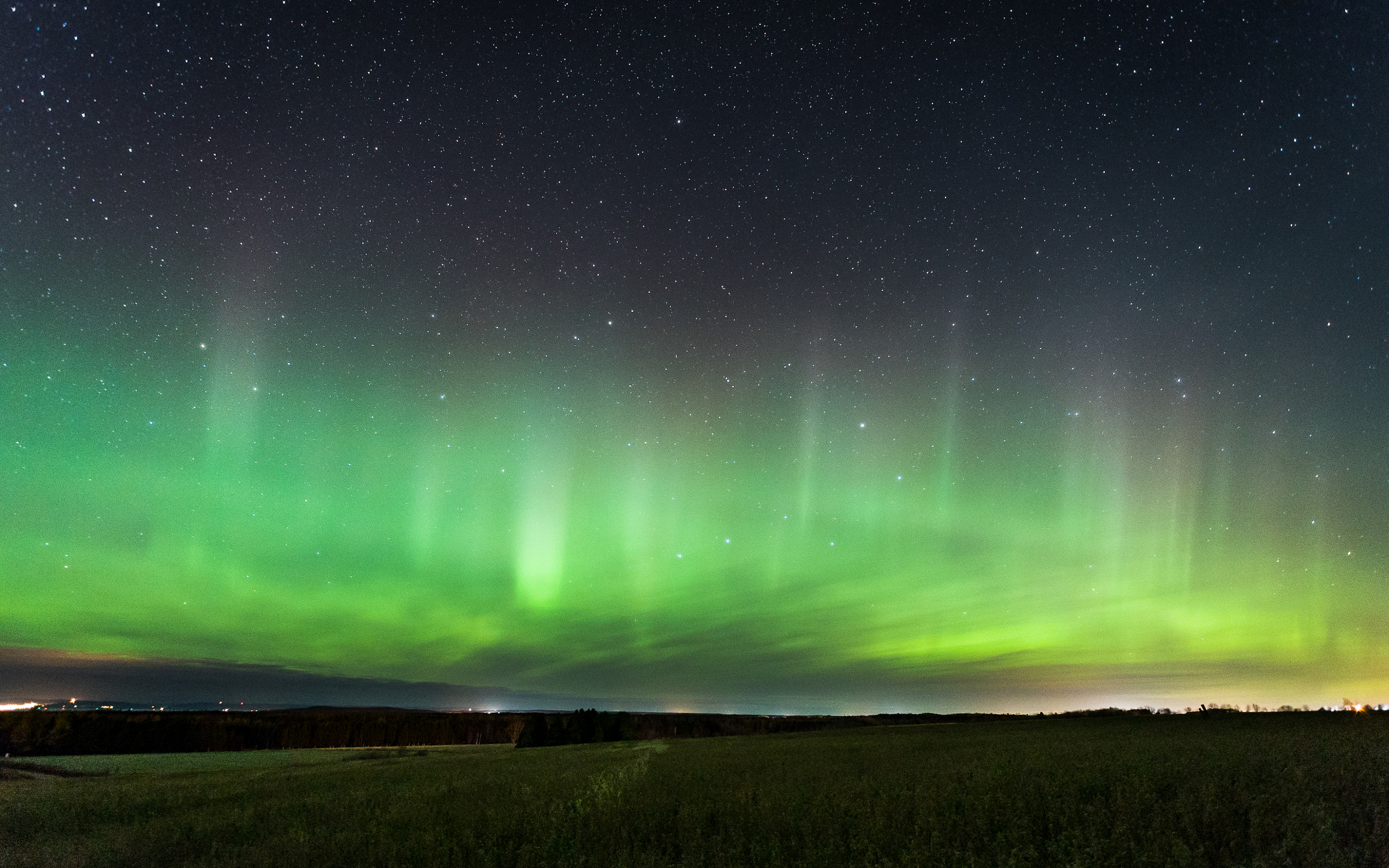Sony a7S + Sony DT 50mm F1.8 SAM sample photo. Aurora borealis photography