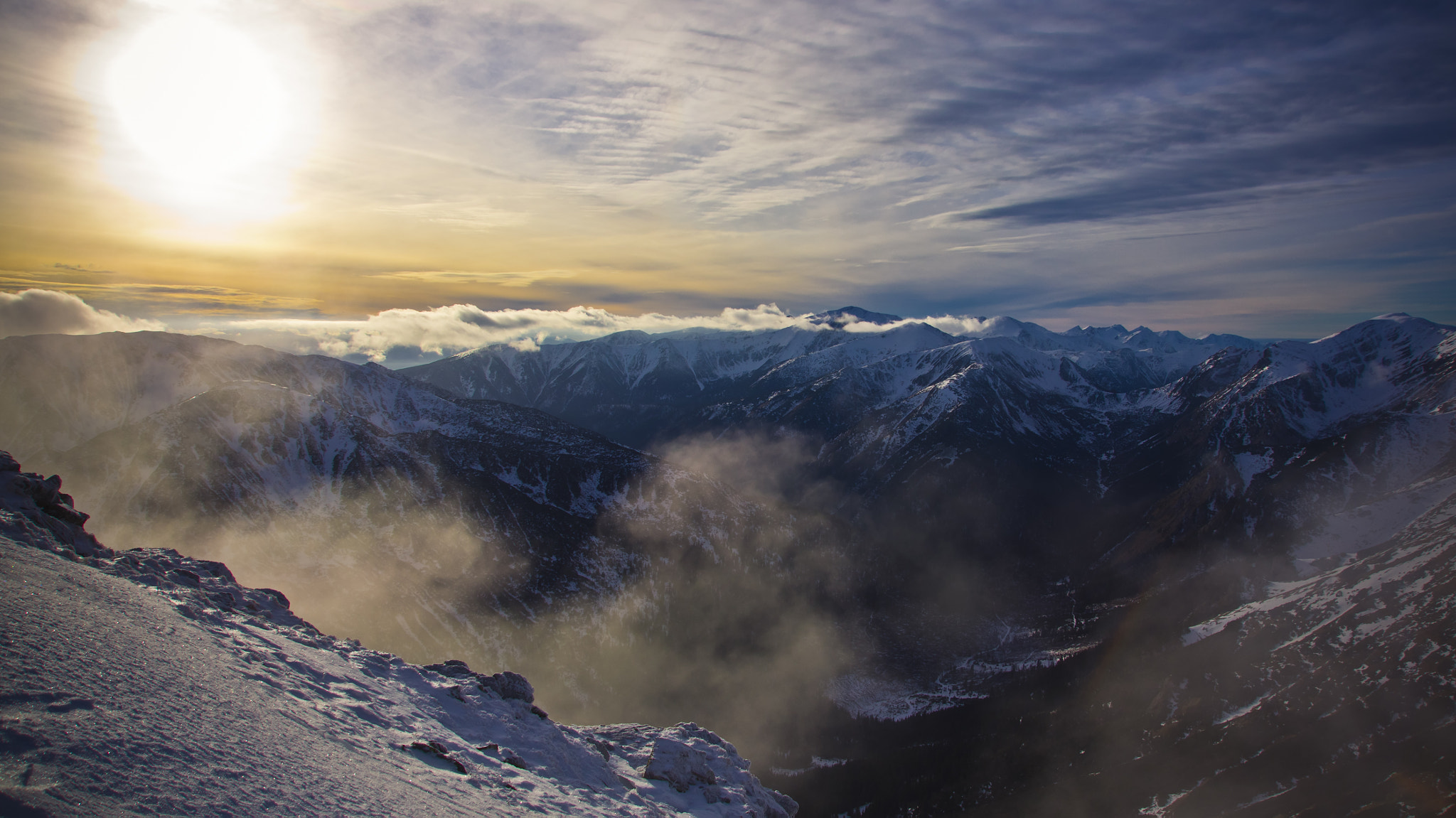 Sony SLT-A55 (SLT-A55V) sample photo. Over the clouds photography