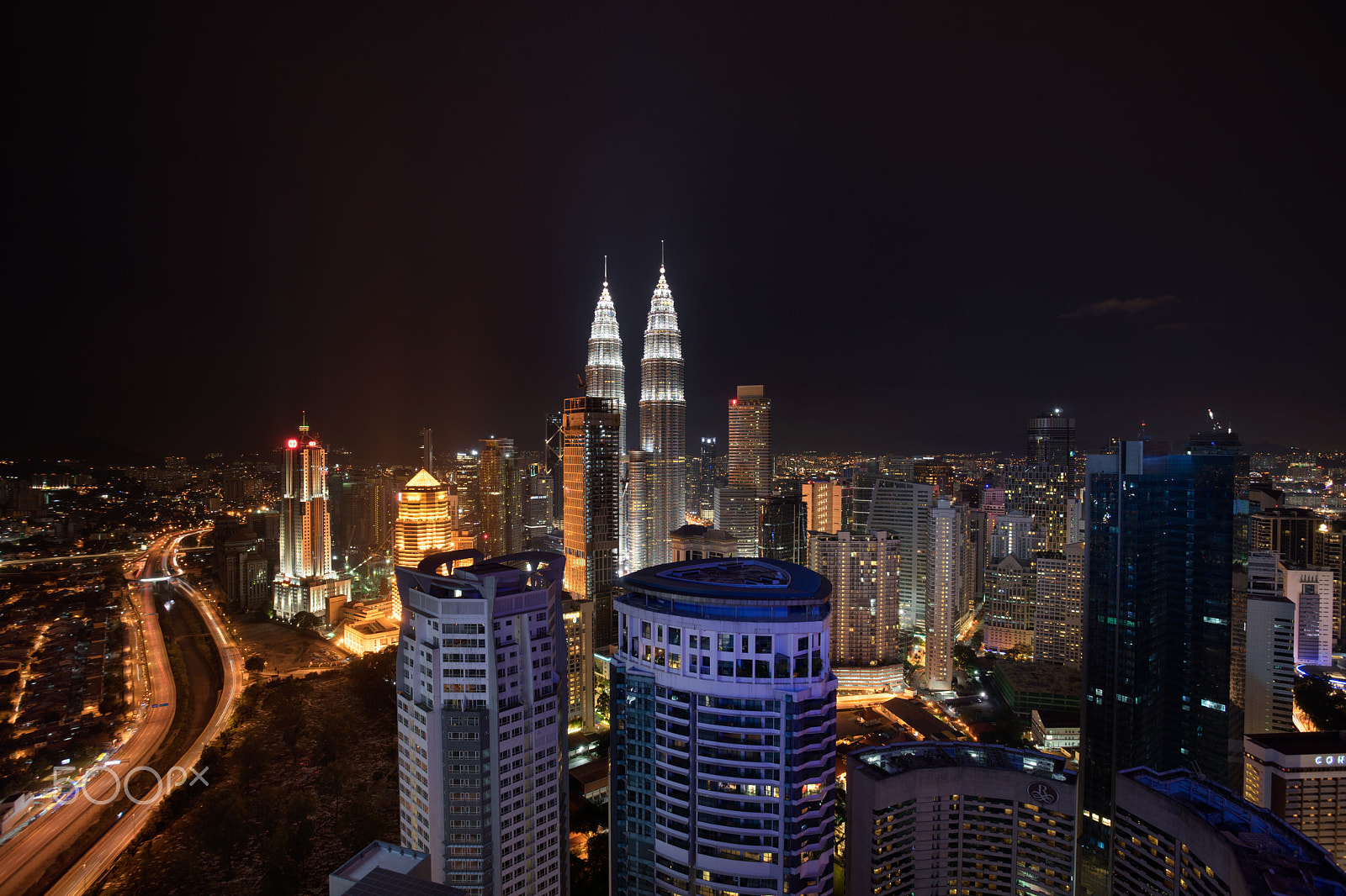 Sony a7 sample photo. Night at kuala lumpur photography