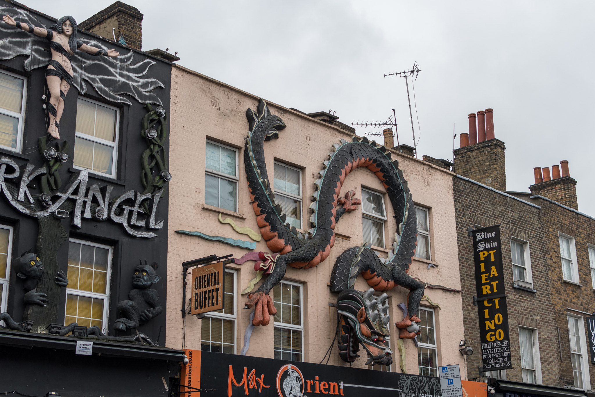 Nikon D500 + Nikon AF-S DX Nikkor 35mm F1.8G sample photo. Camden town photography